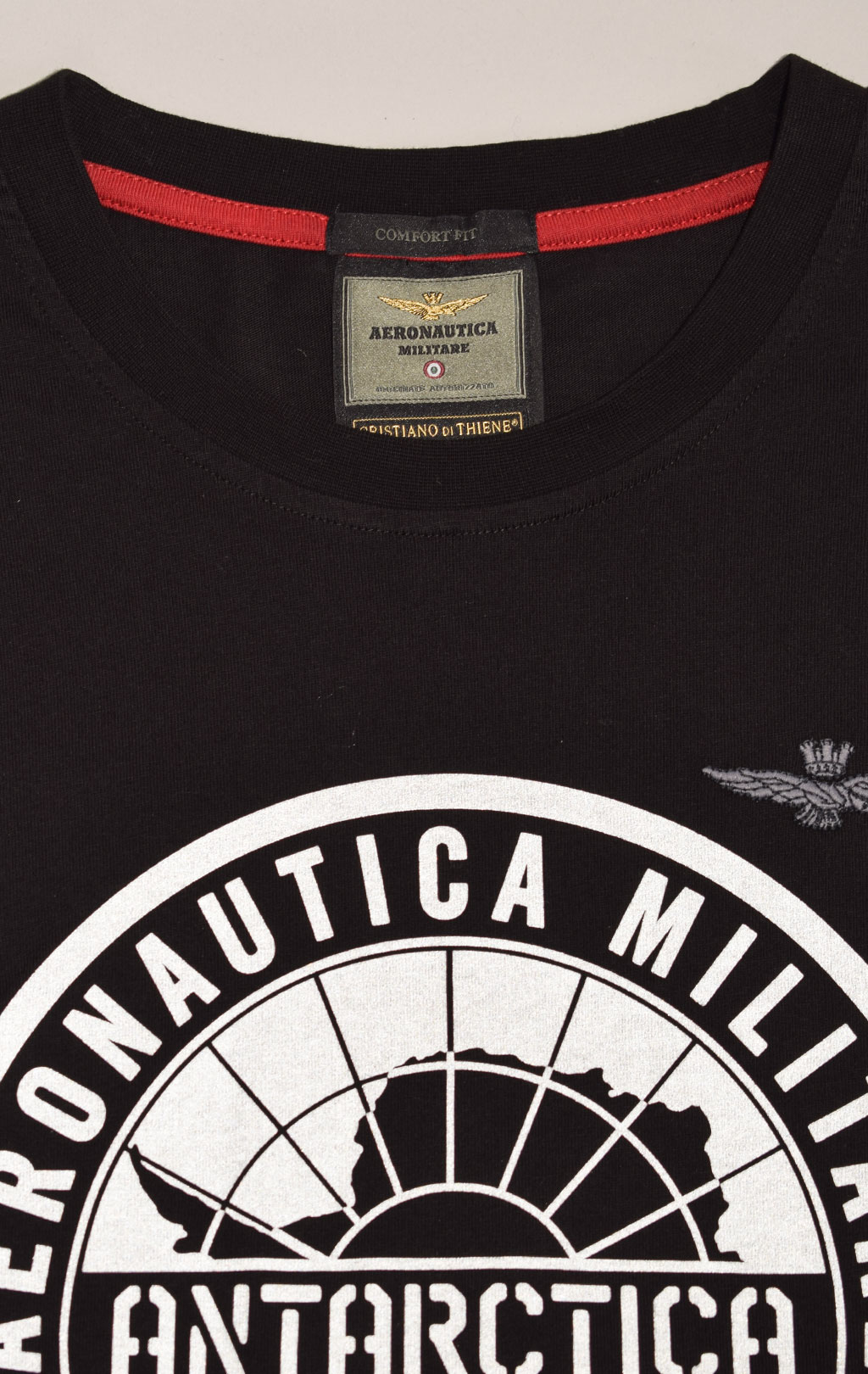 Лонгслив AERONAUTICA MILITARE ANTARCTICA FW 23/24/TR jet black (TS 2147) 