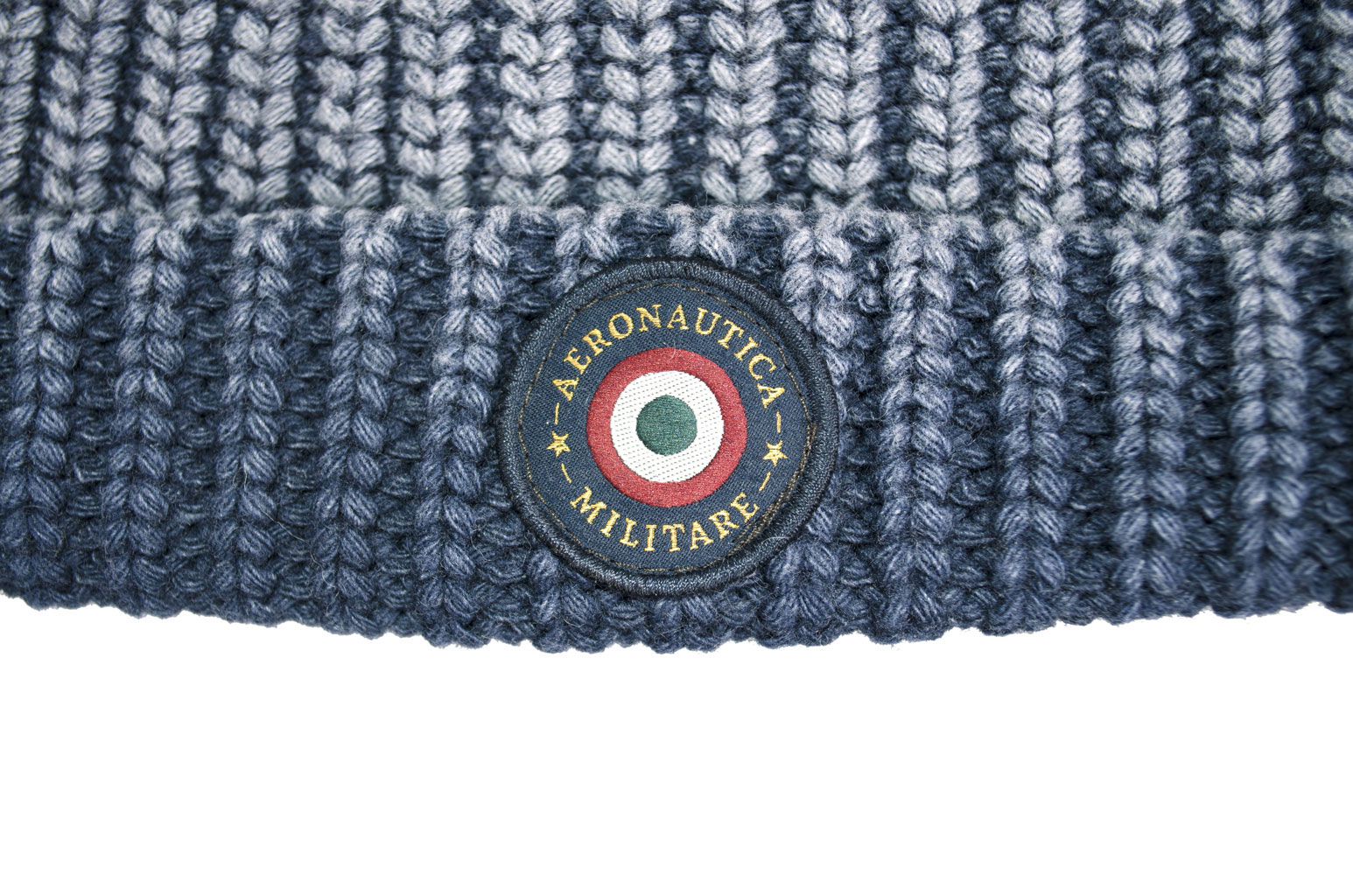 Шапка вязаная AERONAUTICA MILITARE blue navy (HA 924)