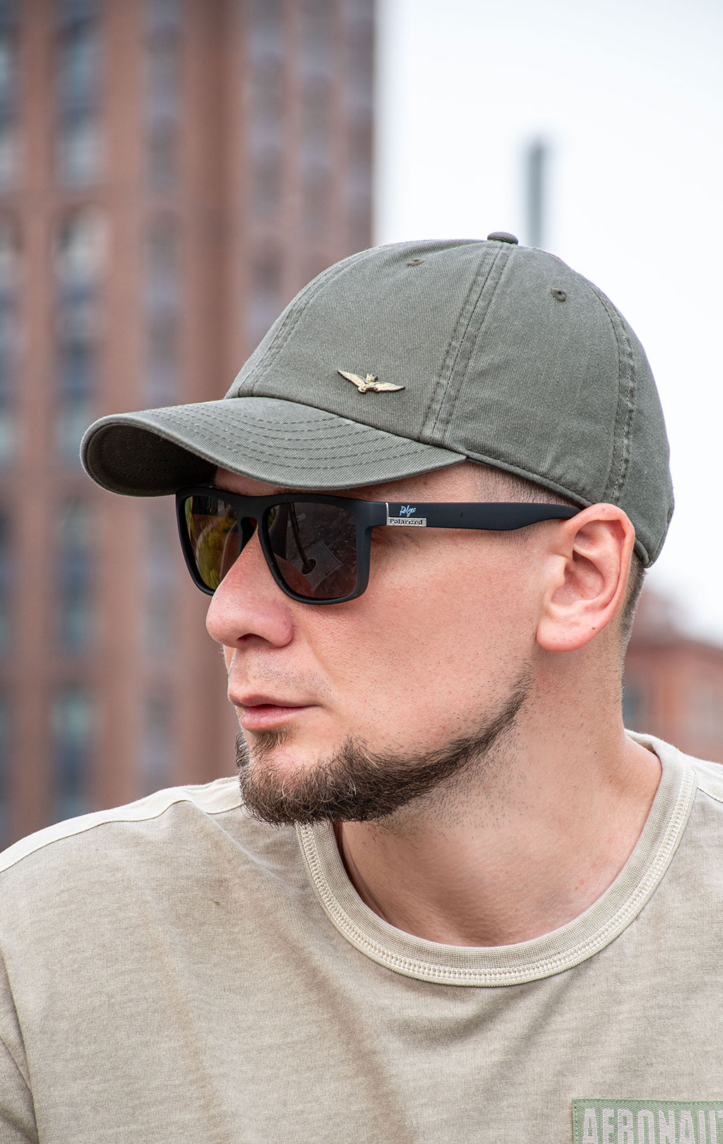 Бейсболка AERONAUTICA MILITARE SS 26/CN tea leaf (HA 1244) 