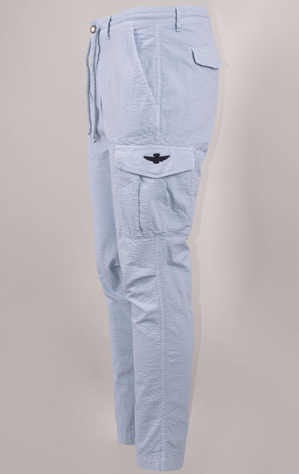 Брюки-карго AERONAUTICA MILITARE big size SS 24/AL glacier blue (PA 1593) 