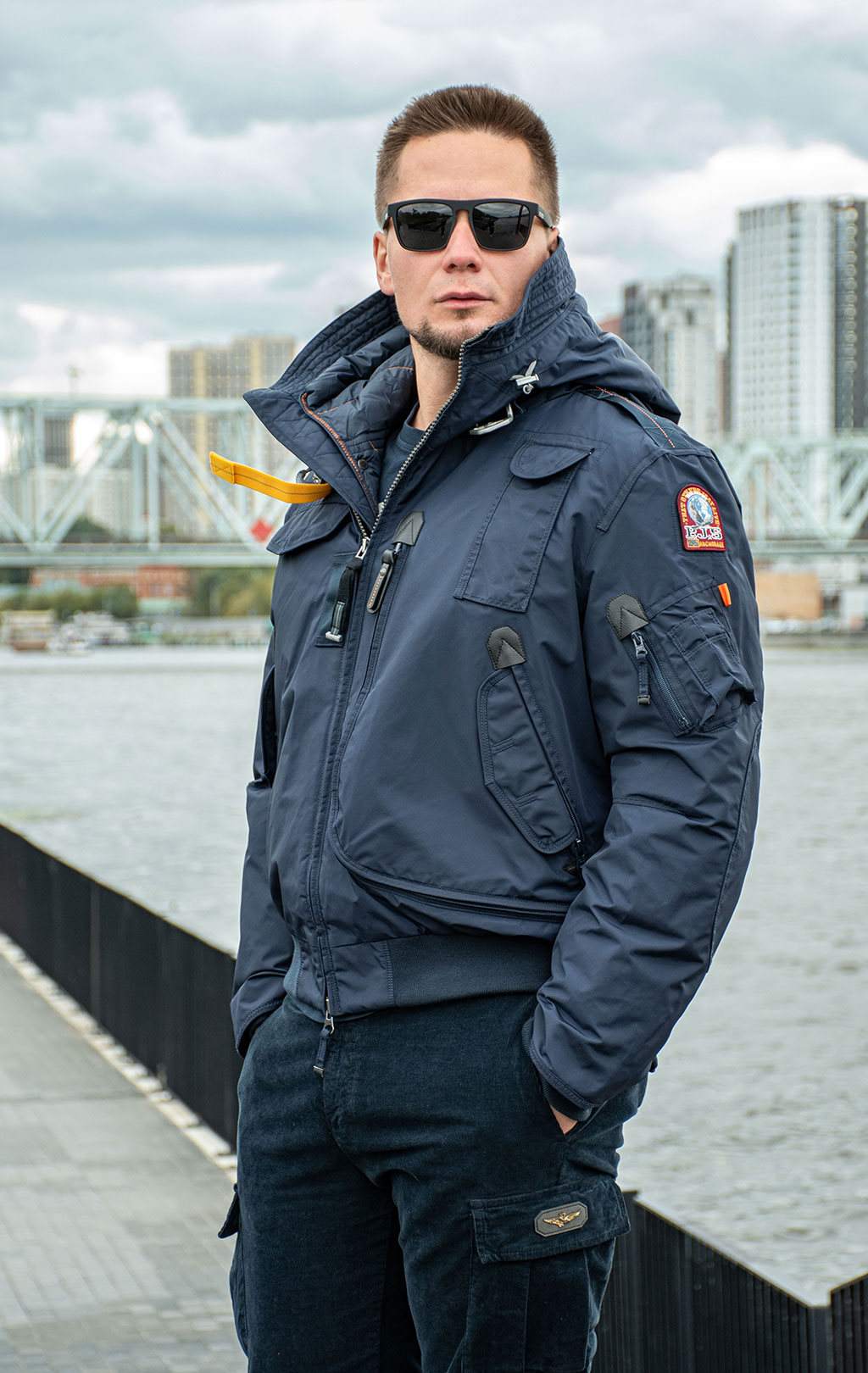 Аляска пуховая PARAJUMPERS GOBI FW 26/27 blue navy 