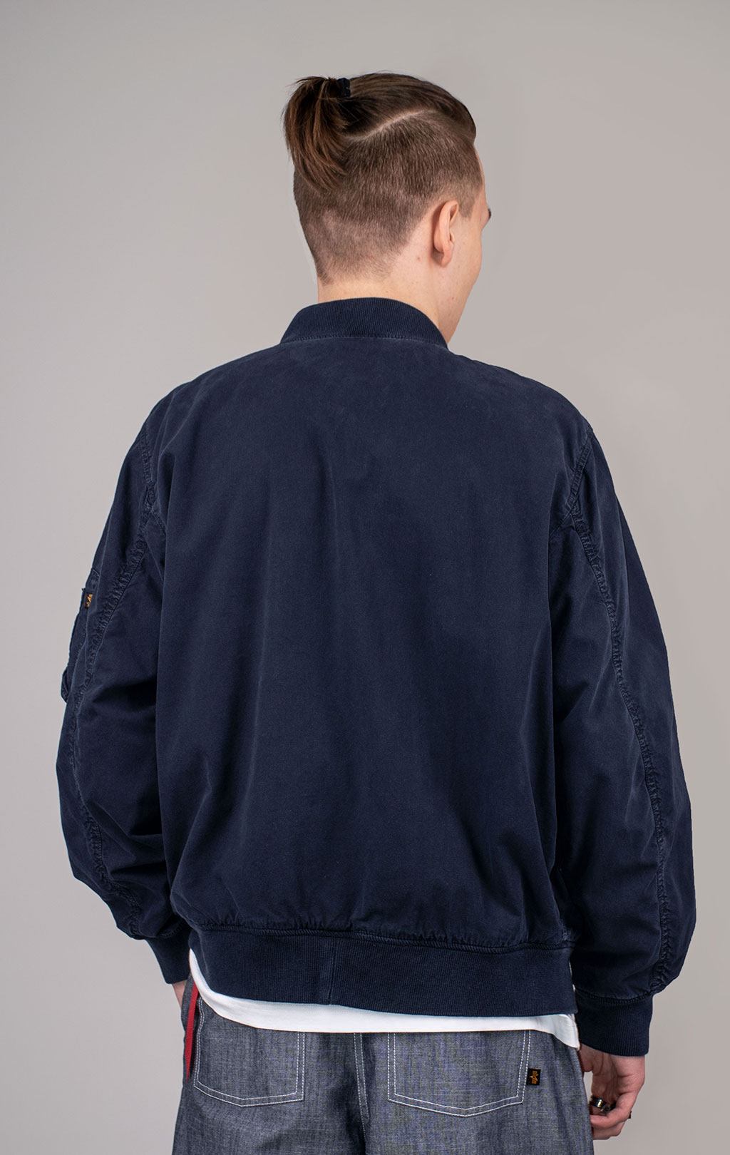 Ветровка ALPHA INDUSTRIES US NAVY DECK HOOKED MOD JACKET SS 24 m replica blue 