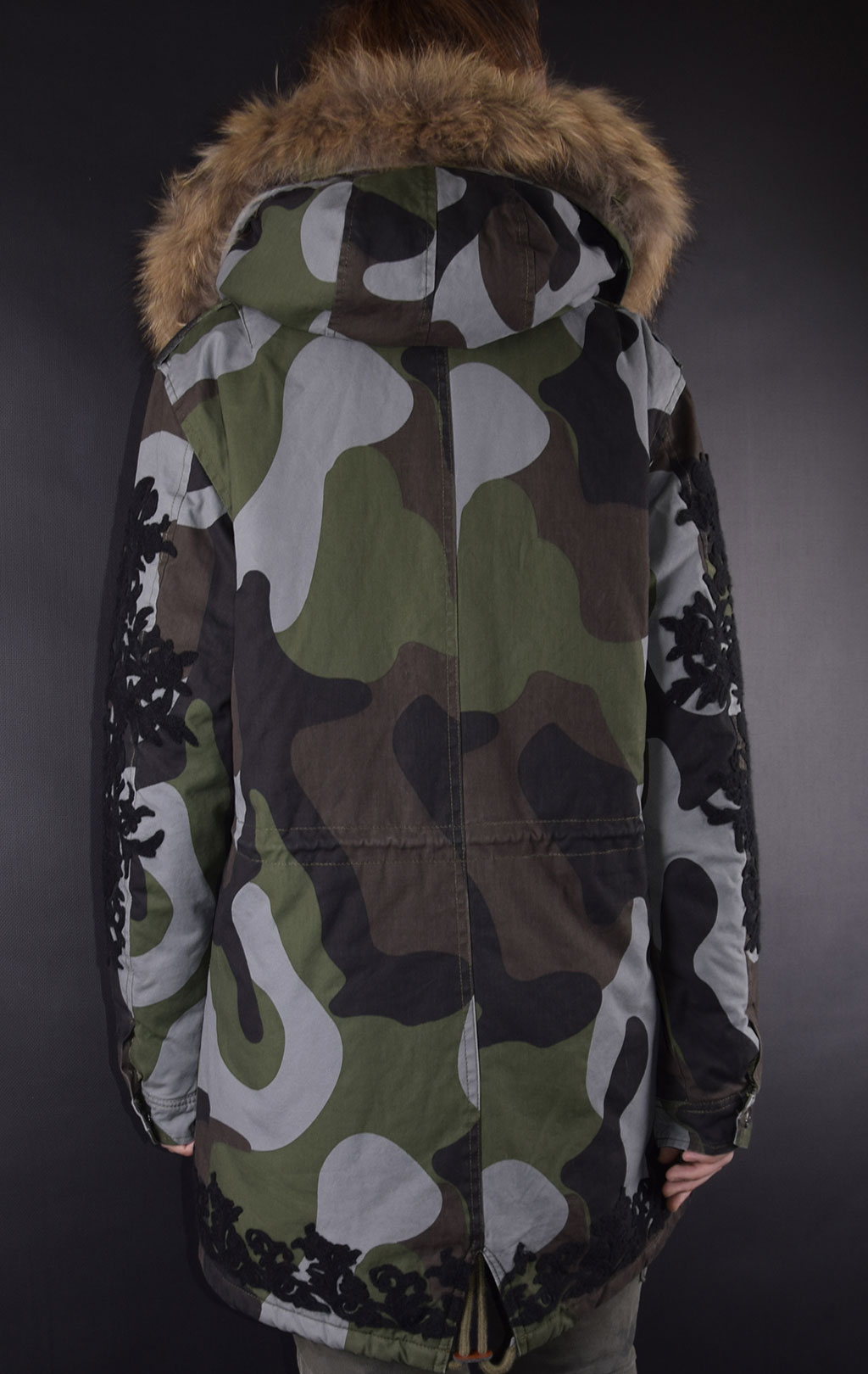 Женская куртка-парка CANADIAN BERNIERES CANVAS COTTON bosco green 