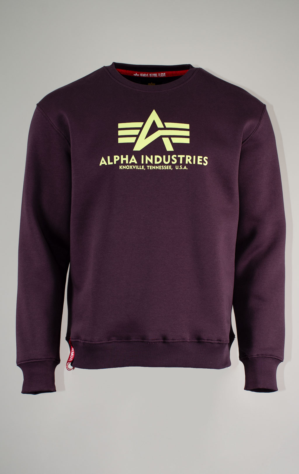 Свитшот ALPHA INDUSTRIES BASIC SWEATER plum 