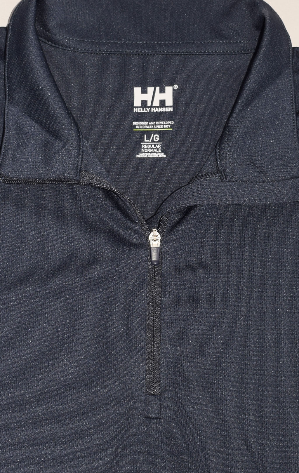 Термобельё кофта HELLY HANSEN HH TECH 1/2 ZIP 100%полиэстер FW 23/24 navy (48365) 