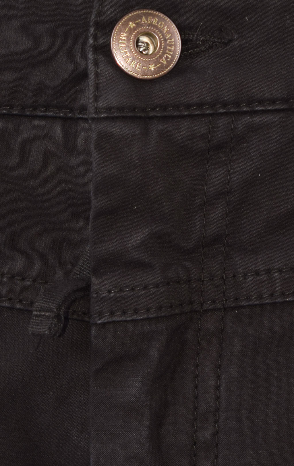 Брюки-карго AERONAUTICA MILITARE ANTI-G плотные FW 23/24/AL jet black (PA 1557) 