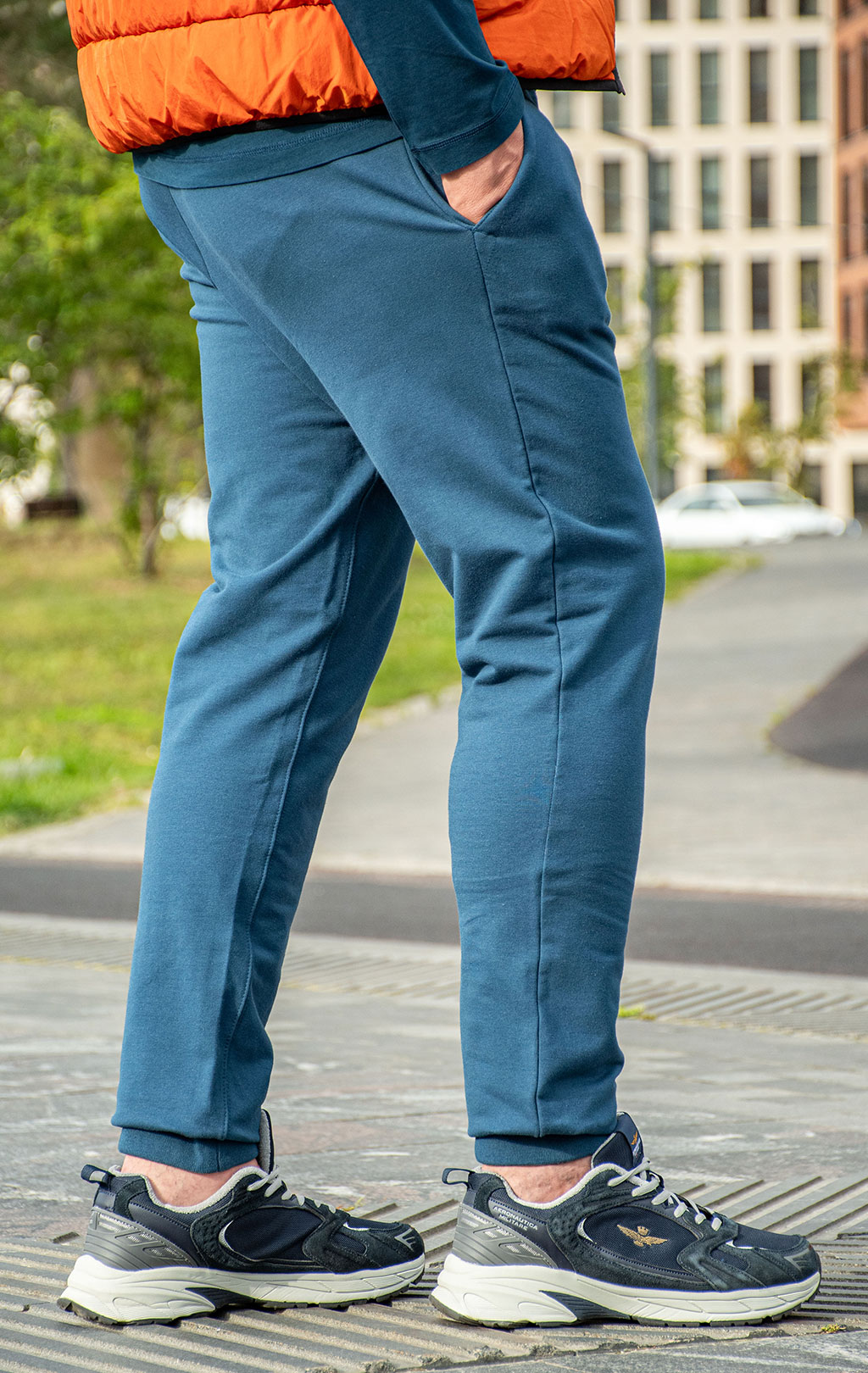 Брюки спортивные AERONAUTICA MILITARE FW 25/26/BD titan avio (PF 1008) 