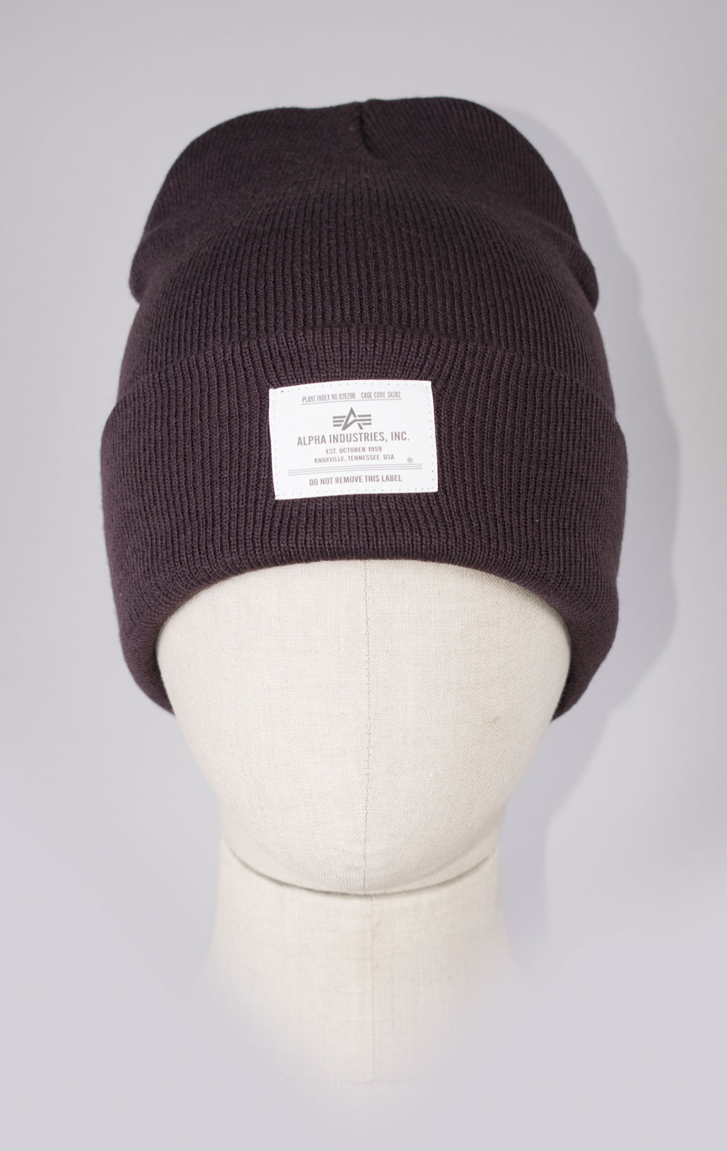 Шапка ALPHA INDUSTRIES ESSENTIAL BEANIE FW 23/24 berry 