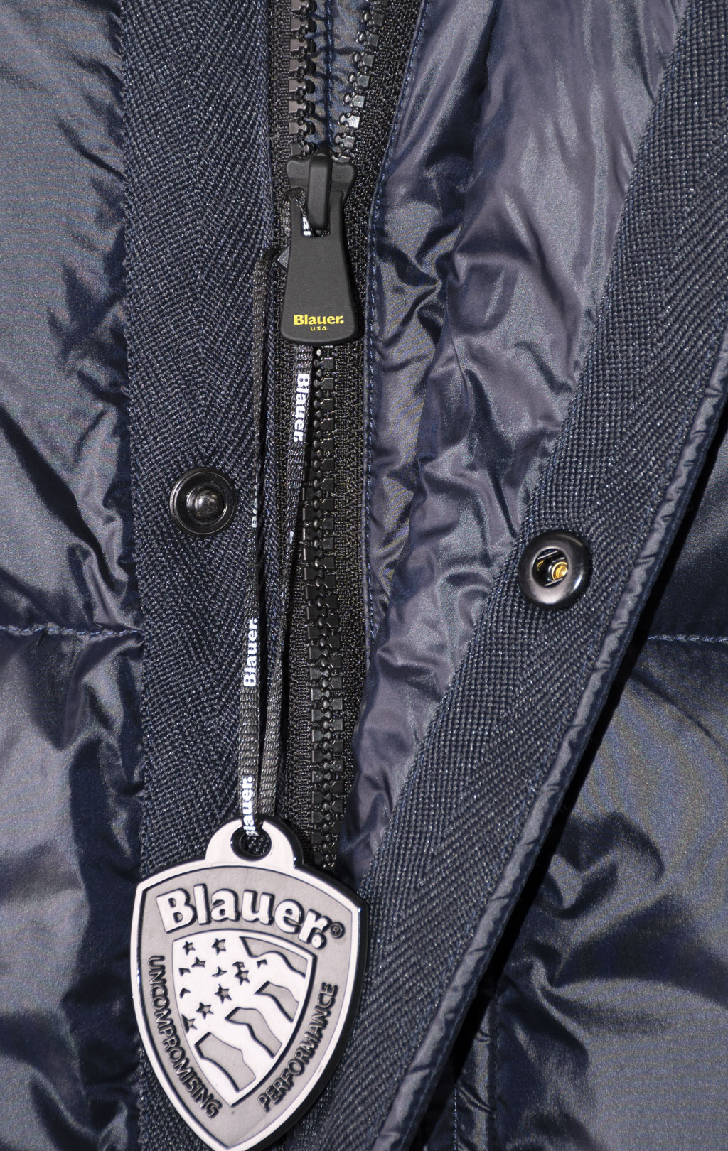 Парка-пуховик BLAUER ABBOT FW 24/25 blue interno blue 975 (KO3323) 