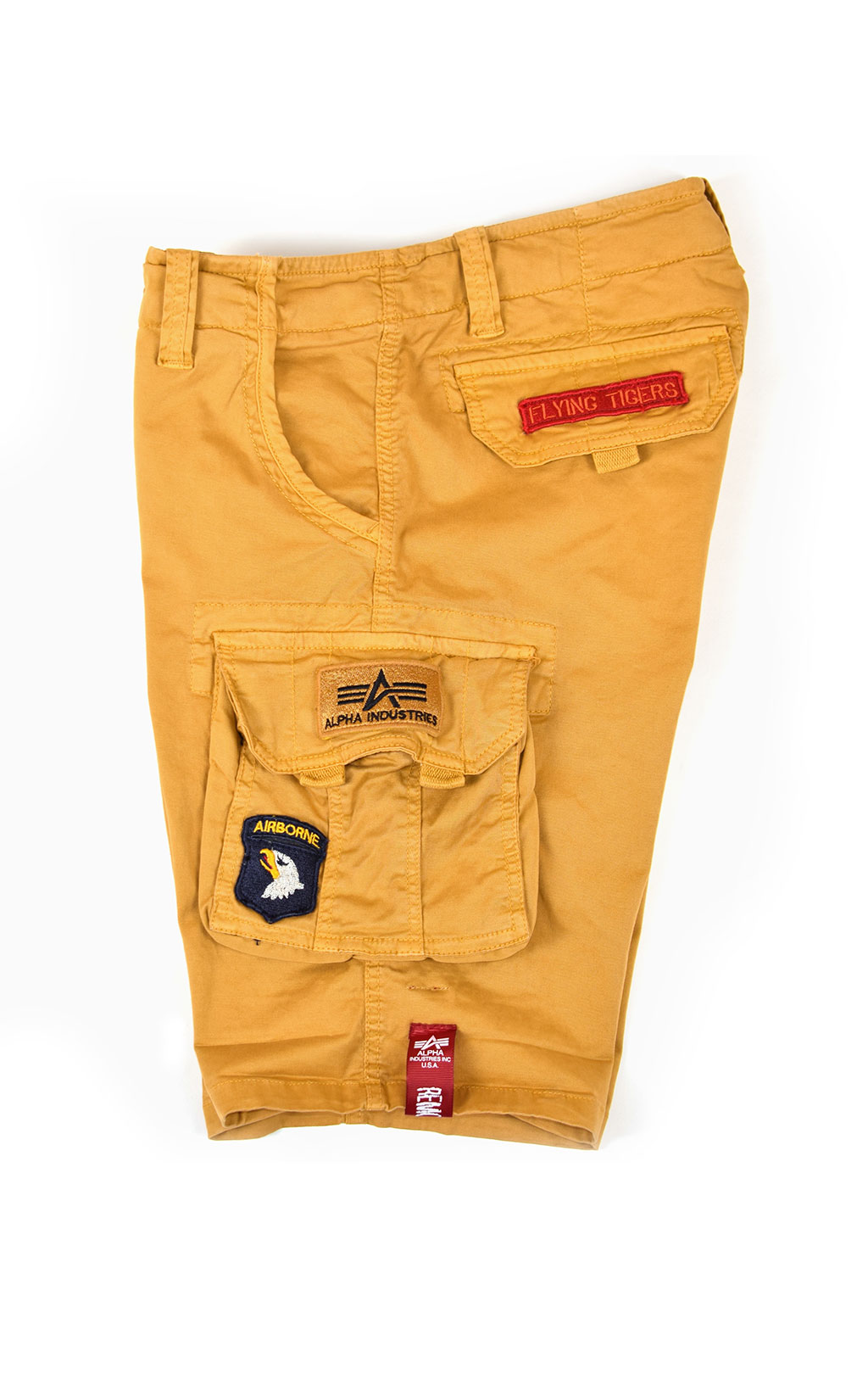 Шорты ALPHA INDUSTRIES CREW SHORT PATCH wheat 