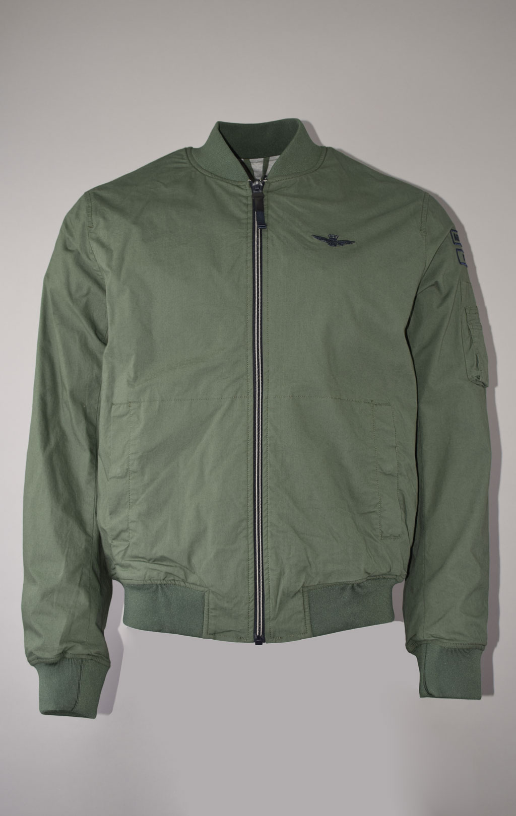 Ветровка-бомбер AERONAUTICA MILITARE SS 23 m/TR verde militare (AB 2053) 