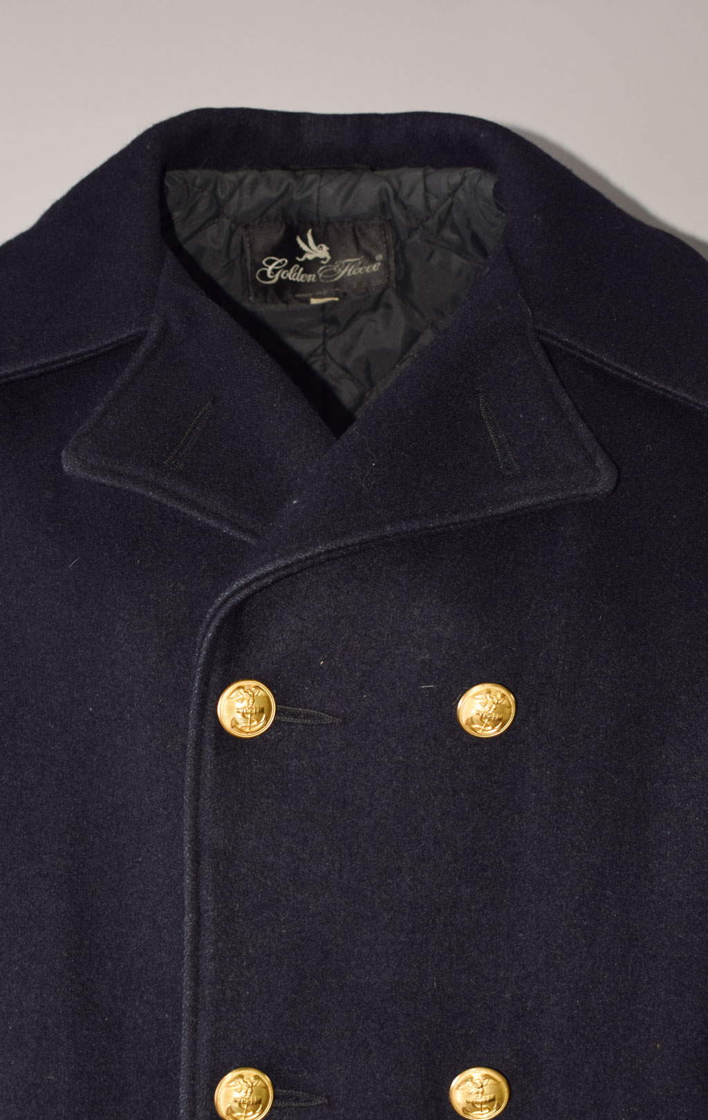 Бушлат морской Golden Fleece PEACOAT navy б/у США