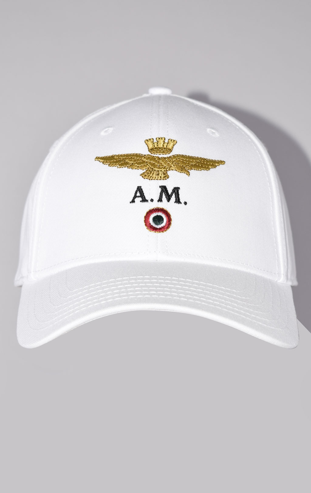 Бейсболка AERONAUTICA MILITARE SS 23/CN off white (HA 1100) 