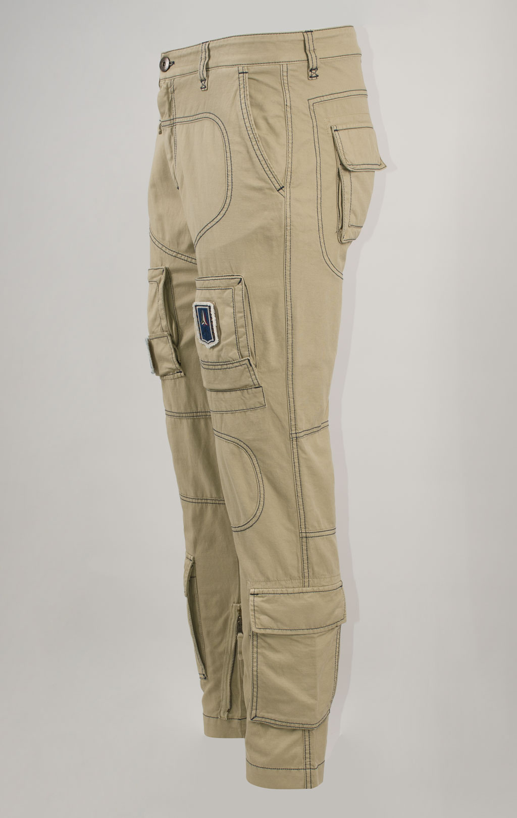 Брюки-карго AERONAUTICA MILITARE ANTI-G SS 25 m/AL antelope beige washed (PA 1663) 