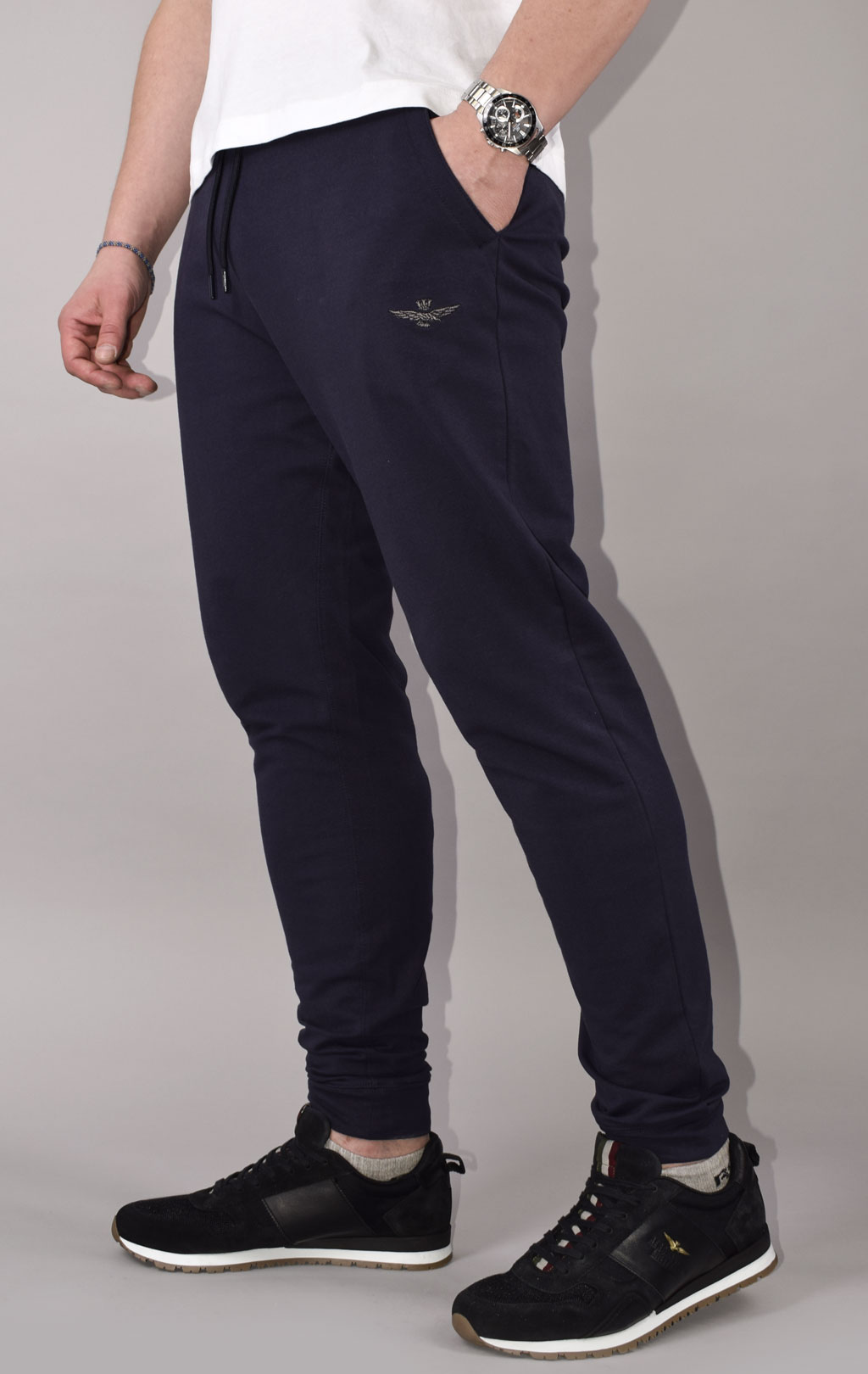 Брюки спортивные AERONAUTICA MILITARE SS 23/BD blue navy (PF 872) 