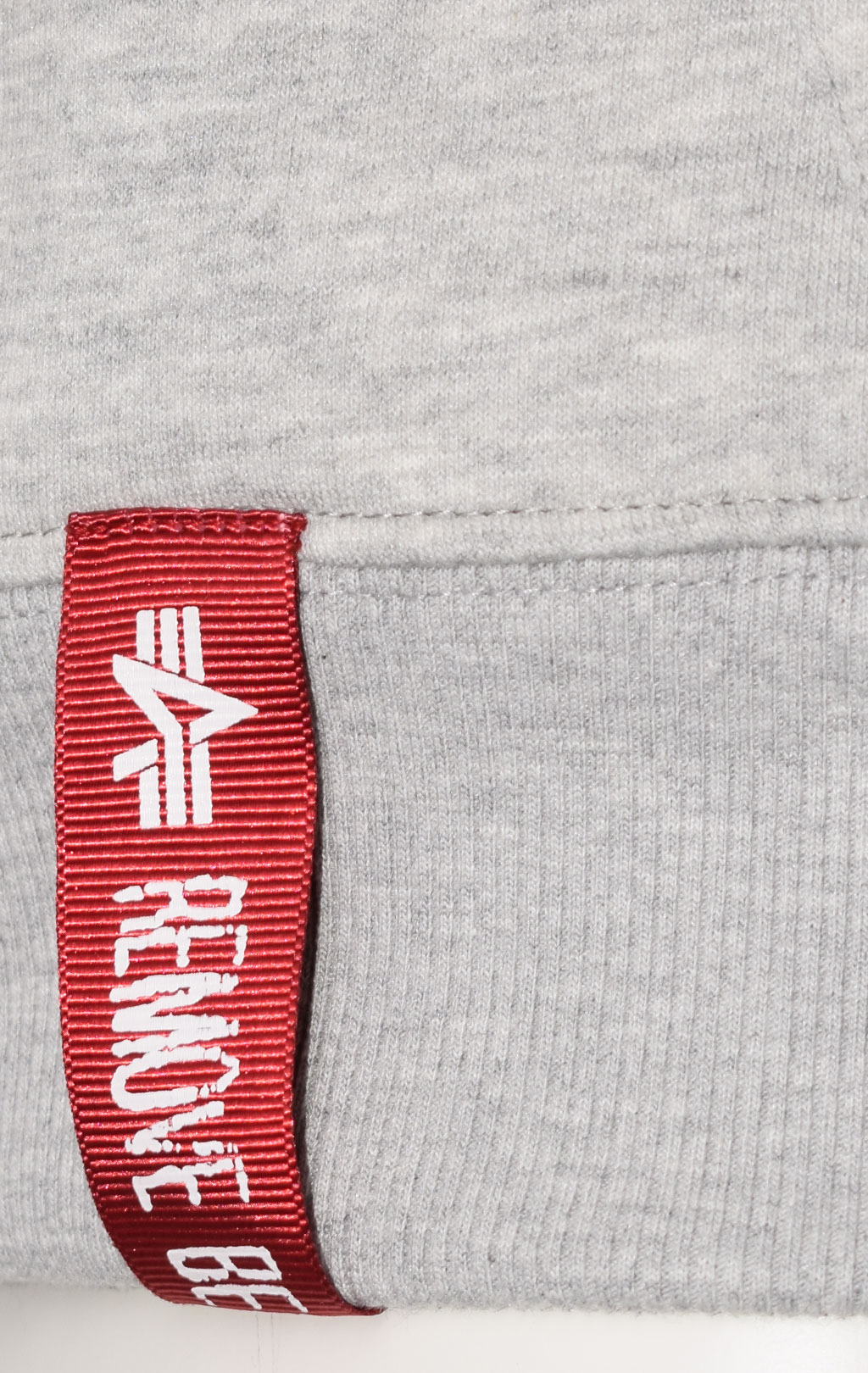 Толстовка ALPHA INDUSTRIES BASIC HOODY SMALL LOGO grey heather 