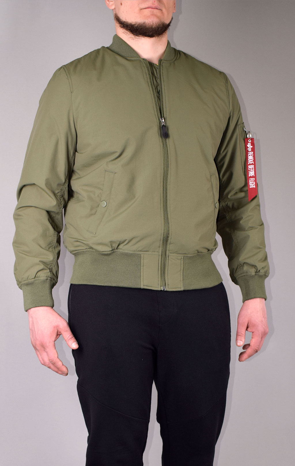 Куртка-бомбер ALPHA INDUSTRIES PRIMALOFT MA-1 sage 