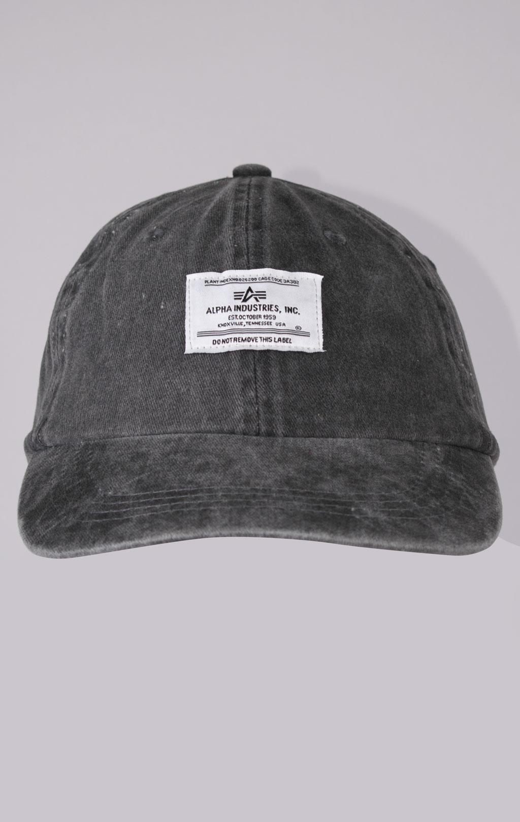 Бейсболка ALPHA INDUSTRIES BATTLEWASH CAP FW 23/24 black 