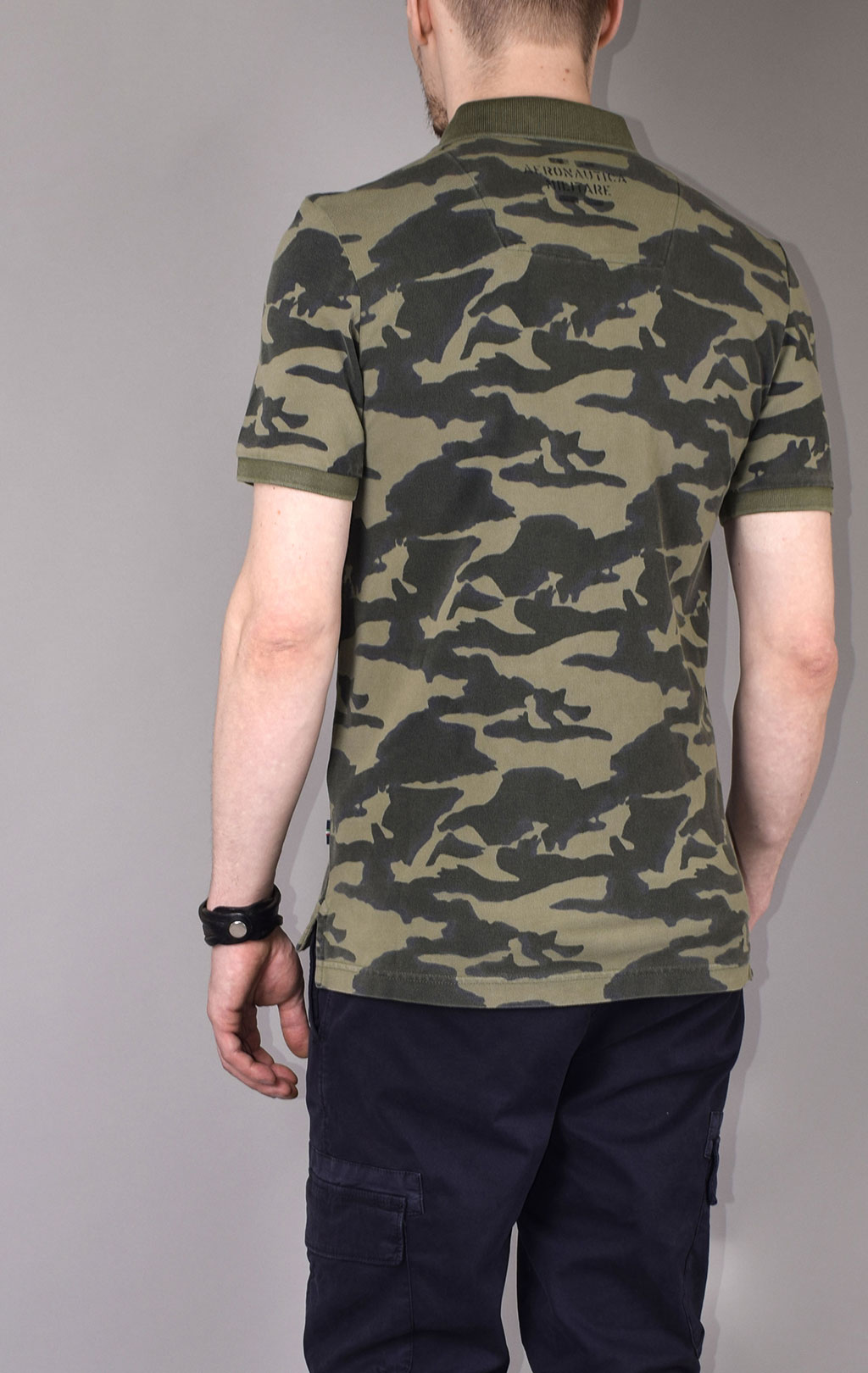 Футболка-поло AERONAUTICA MILITARE SS 20/IN camouflage AM23 (PO 1452) 