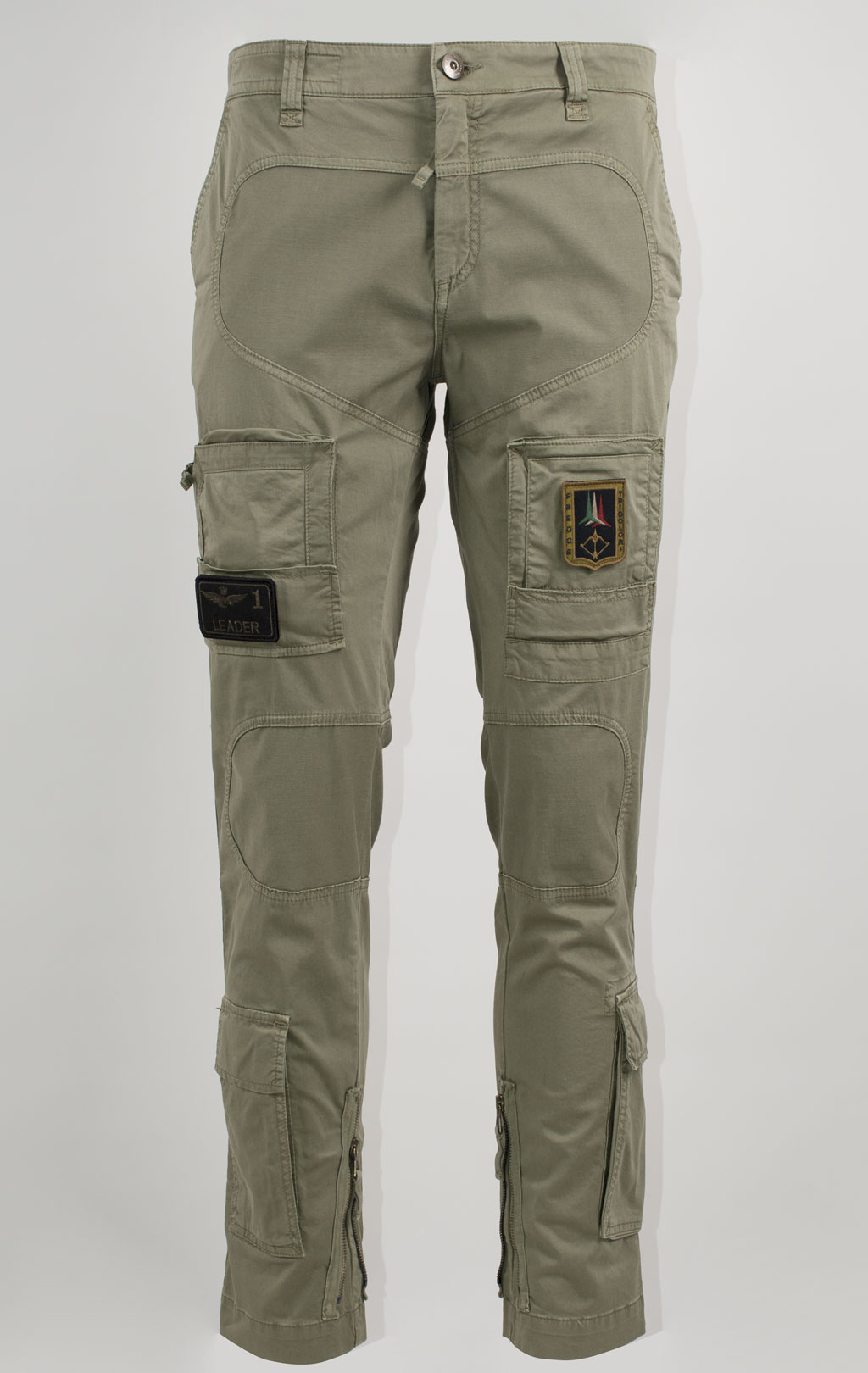 Брюки-карго AERONAUTICA MILITARE ANTI-G big size SS 25 m/AL green (PA 1387) 