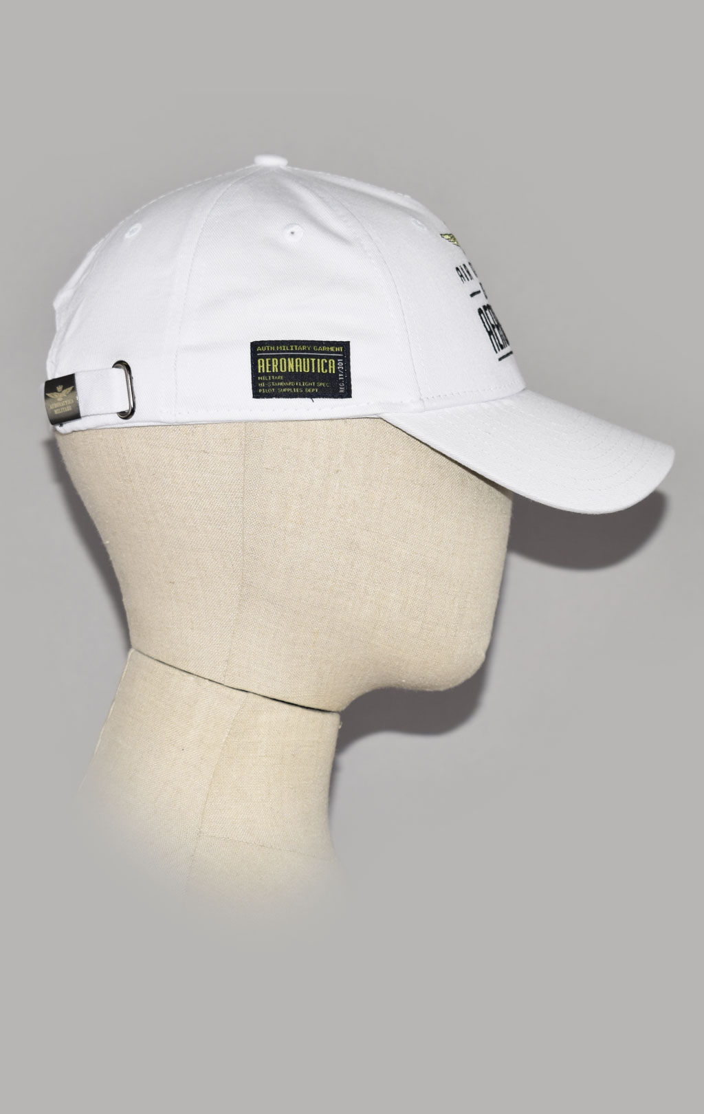 Бейсболка AERONAUTICA MILITARE SS 22/CN bianco (HA 1096)