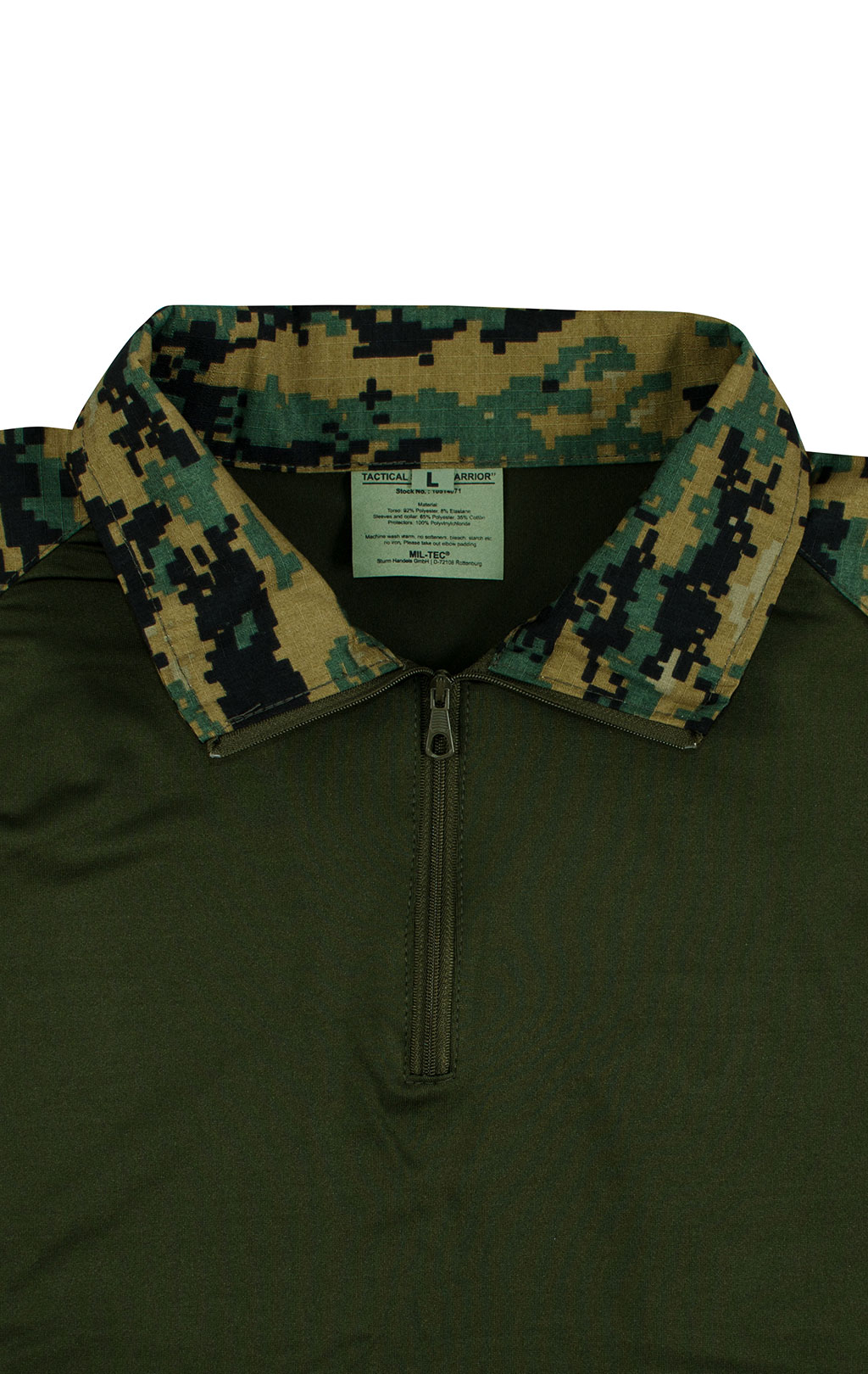 Рубашка Combat Shirt Mil-Tec WARRIOR digital woodland 
