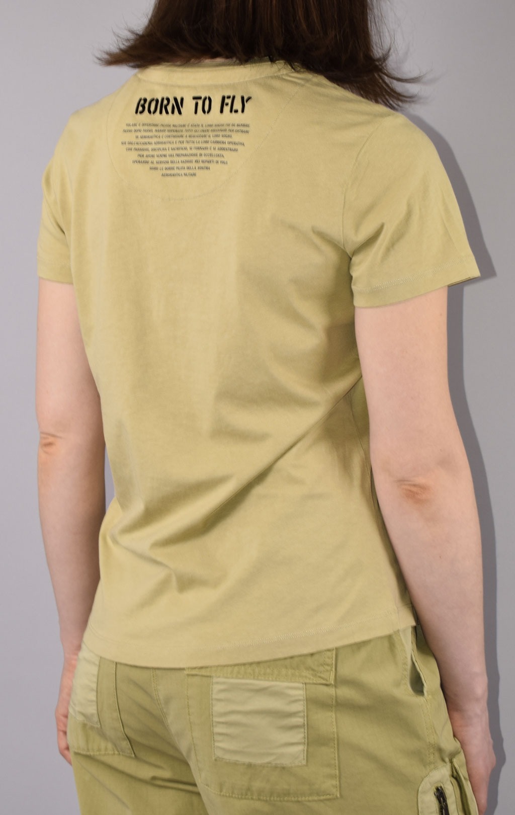 Женская футболка AERONAUTICA MILITARE SS 22/PT khaki (TS 1973) 