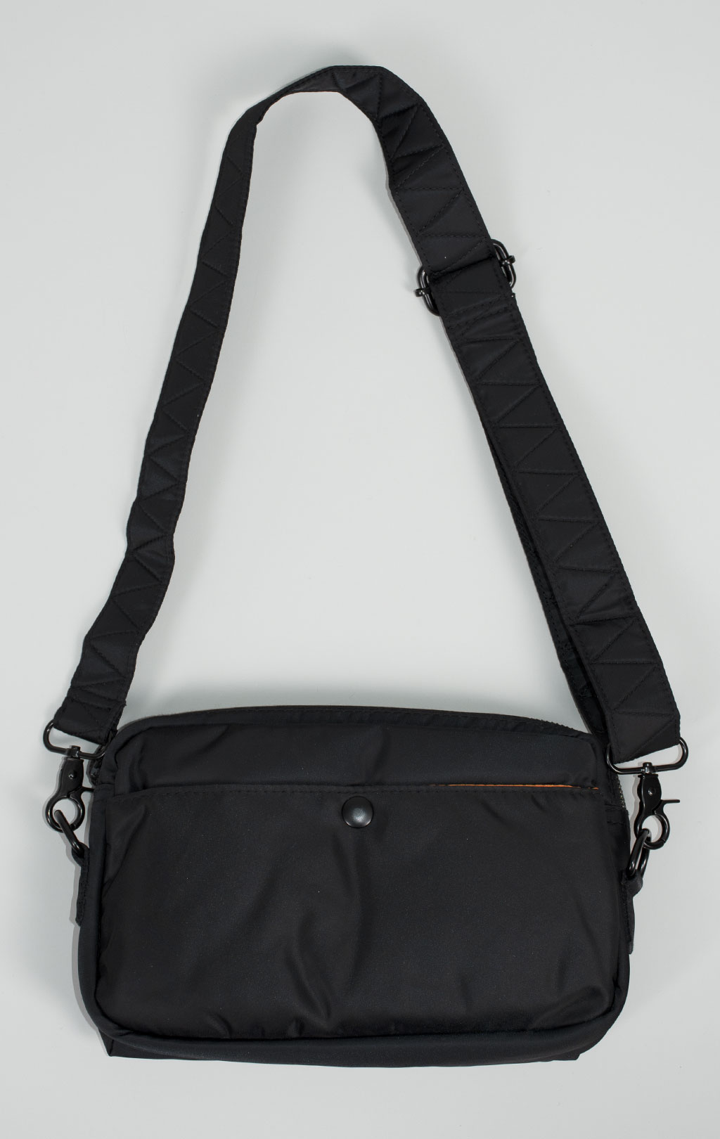 Сумка поясная ALPHA INDUSTRIES NYLON MESSENGER BAG FW 25/26 black 