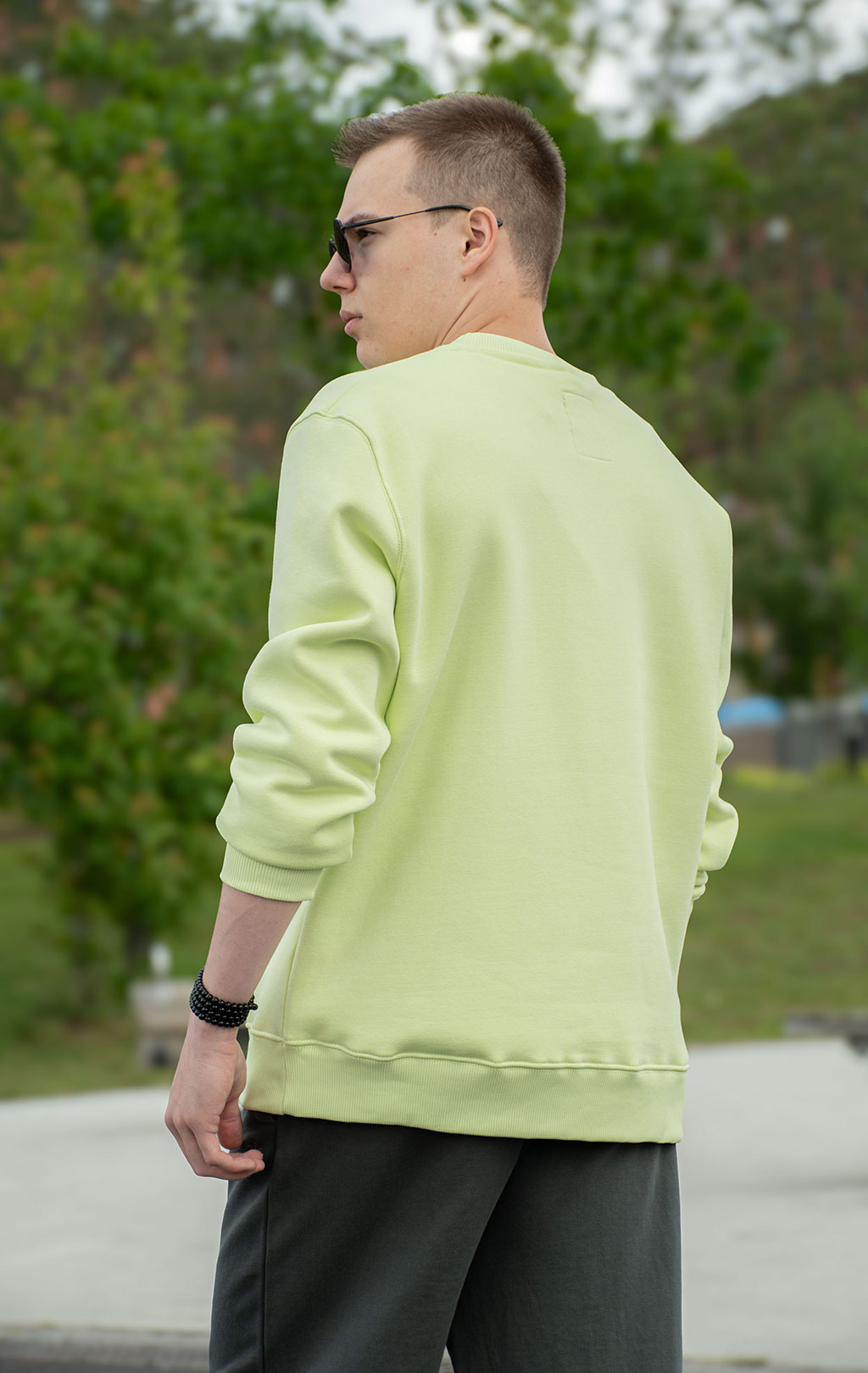 Свитшот ALPHA INDUSTRIES BASIC SWEATER arctic lime 