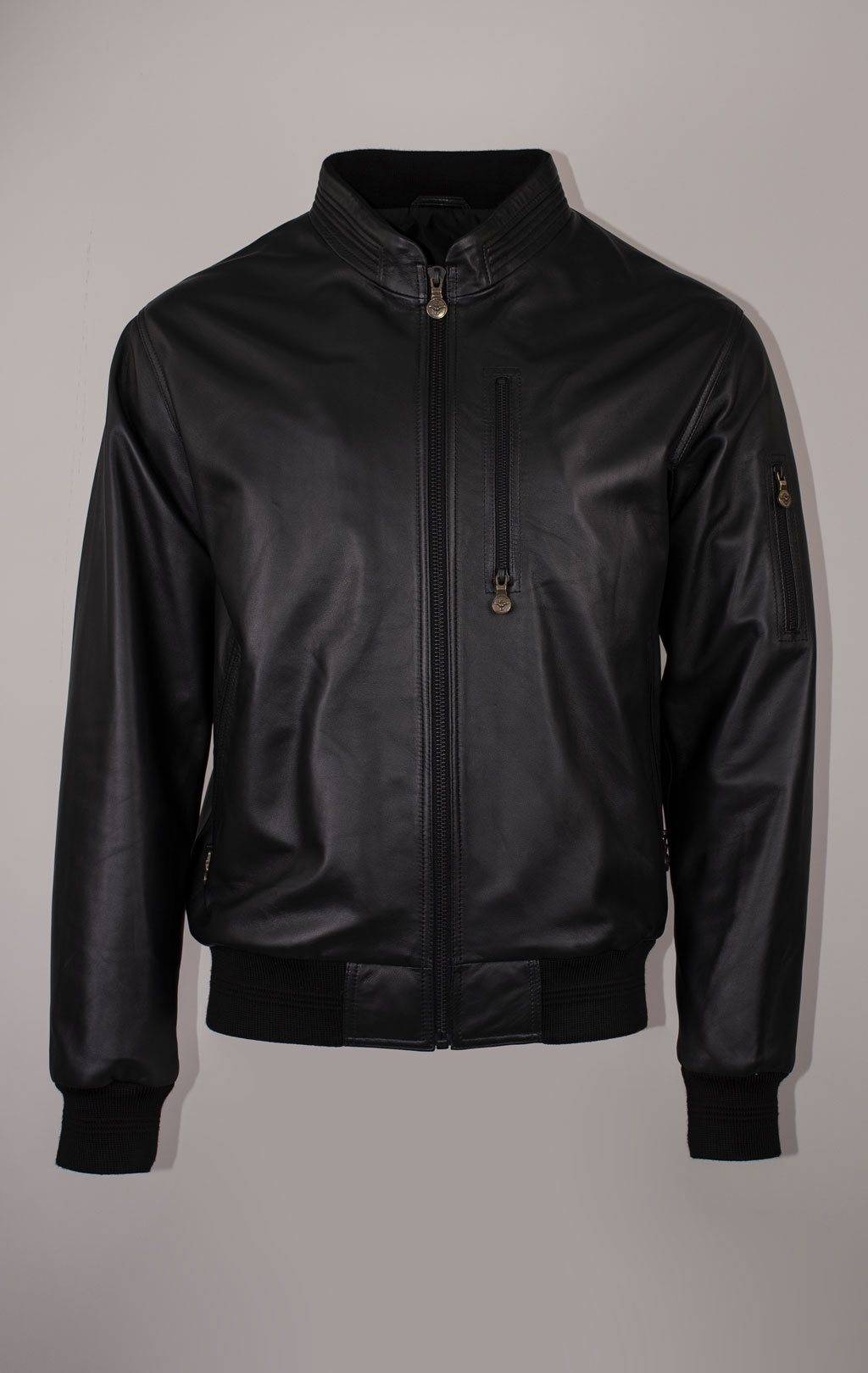 Куртка-бомбер KODZIC EMIRATE PILOT кожа black (1306) 