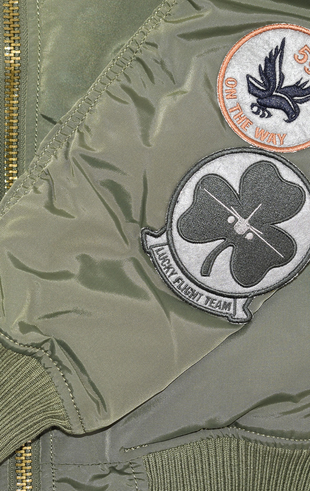 Женская куртка-пилот ALPHA INDUSTRIES INJECTOR-III PATCH sage green 