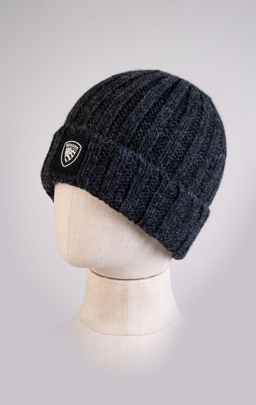 Шапка вязаная BLAUER KIBLY FW 25/26 grey smog (A05301) 