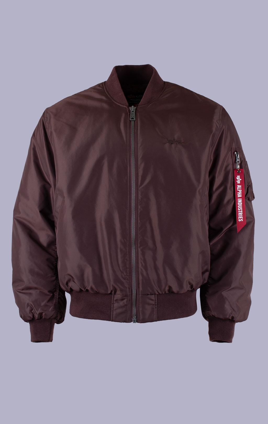 Бомбер ALPHA INDUSTRIES MA-1 RELAXED FIT FLIGHT JACKET (OXFORD LOGO) FW 26/27 cocoa 