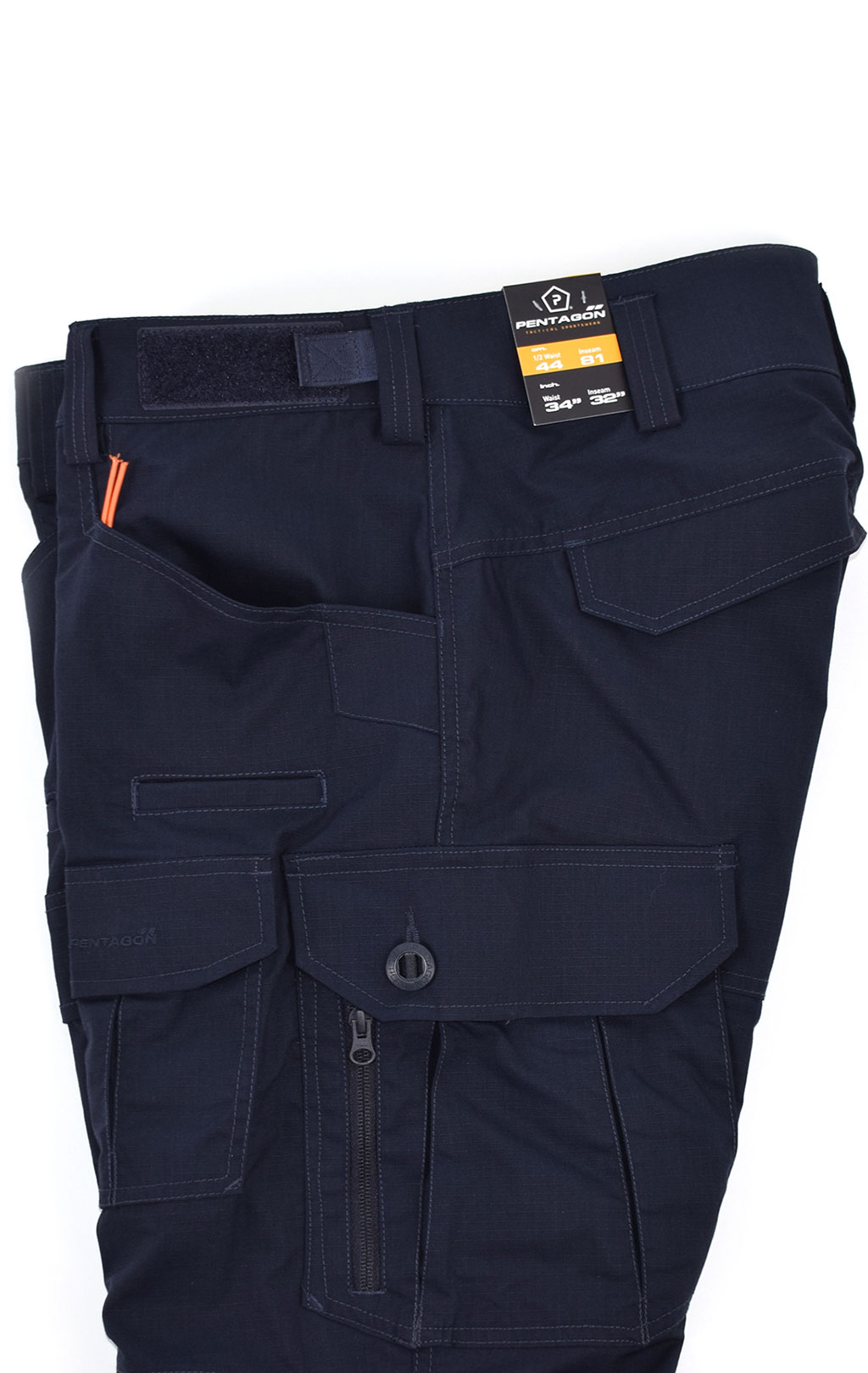 Брюки тактические Pentagon WOLF big size хлопок35%/полиэстр65% Rip-Stop stretch midnight blue 05031 