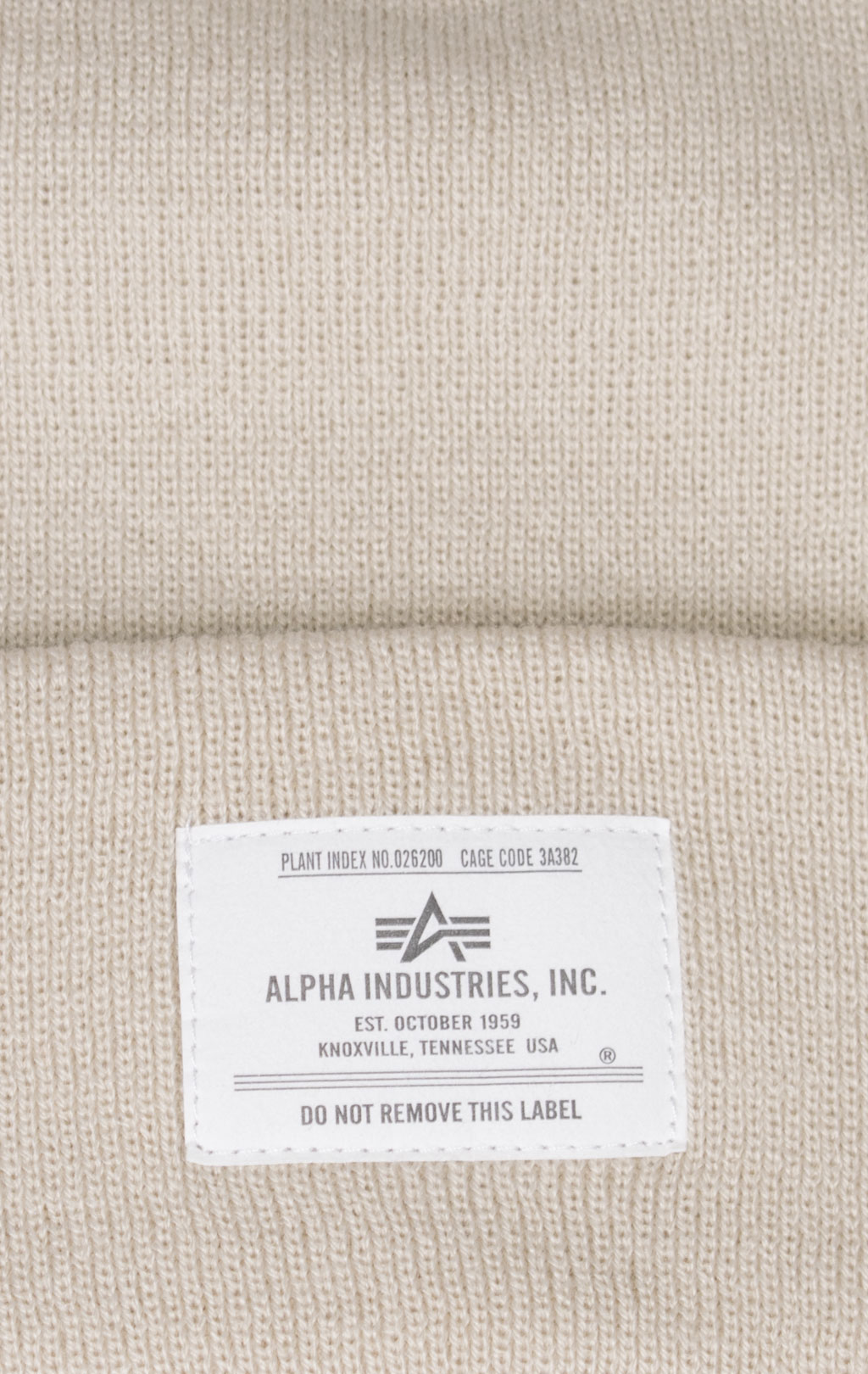 Шапка ALPHA INDUSTRIES ESSENTIAL BEANIE FW 23/24 limestone 