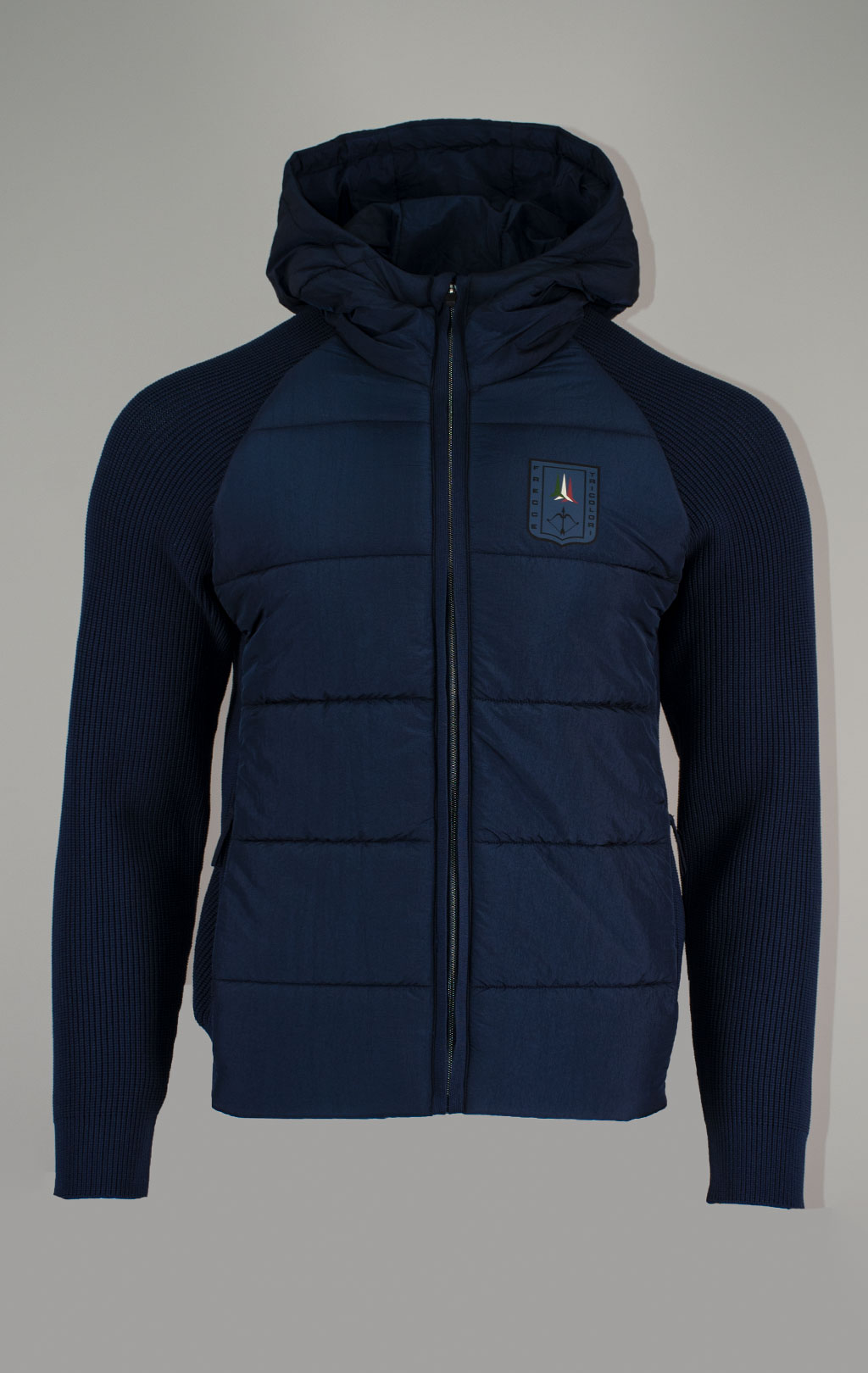 Куртка с капюшоном AERONAUTICA MILITARE FW 25/26/MN blue navy (AM 1383) 