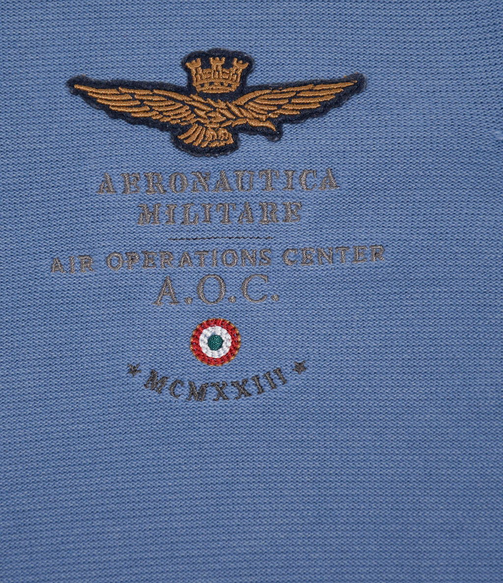 Свитер лёгкий AERONAUTICA MILITARE azul (MA 1158) 