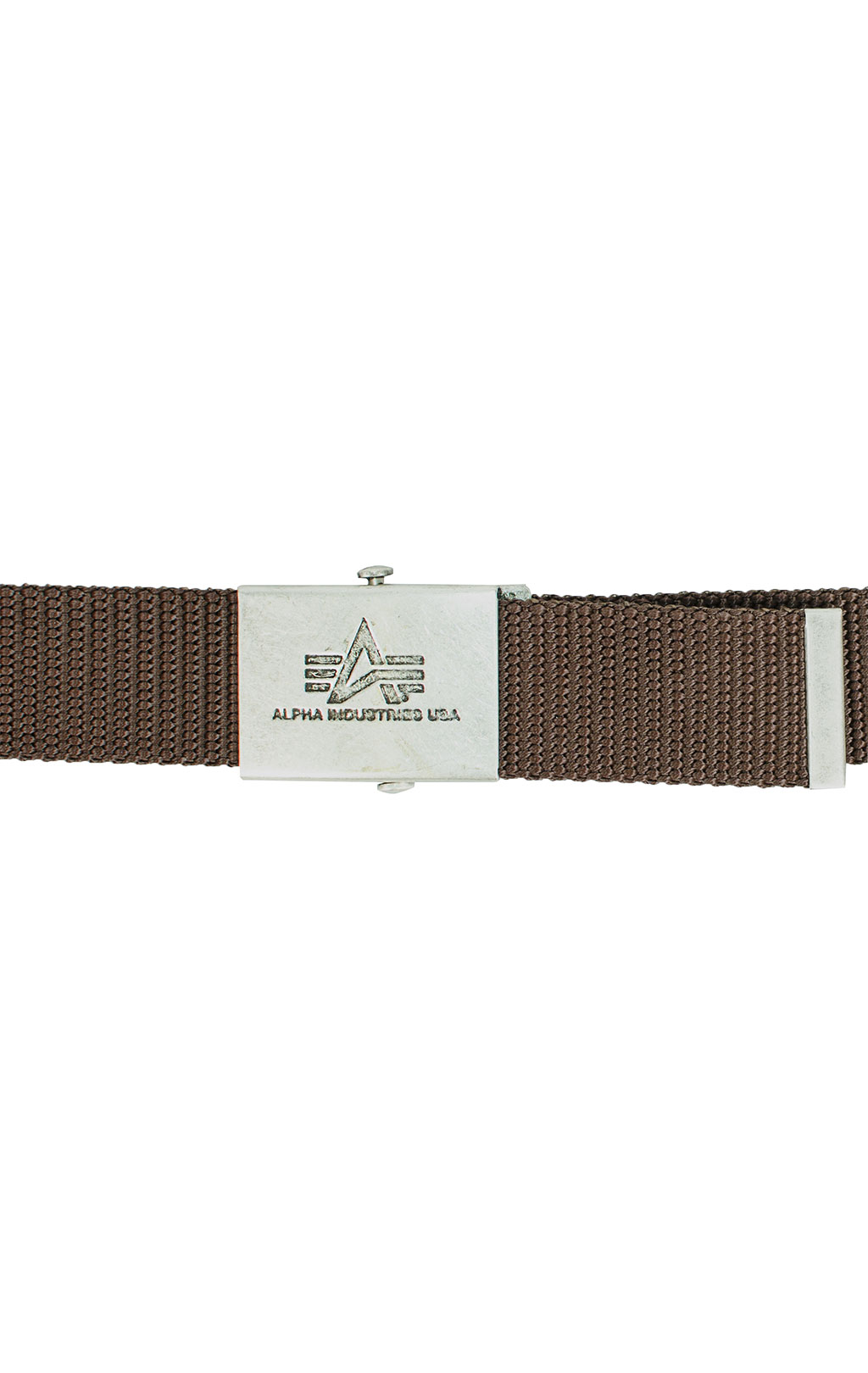 Ремень брючный ALPHA INDUSTRIES HEAVY DUTY BELT 4 cm brown 