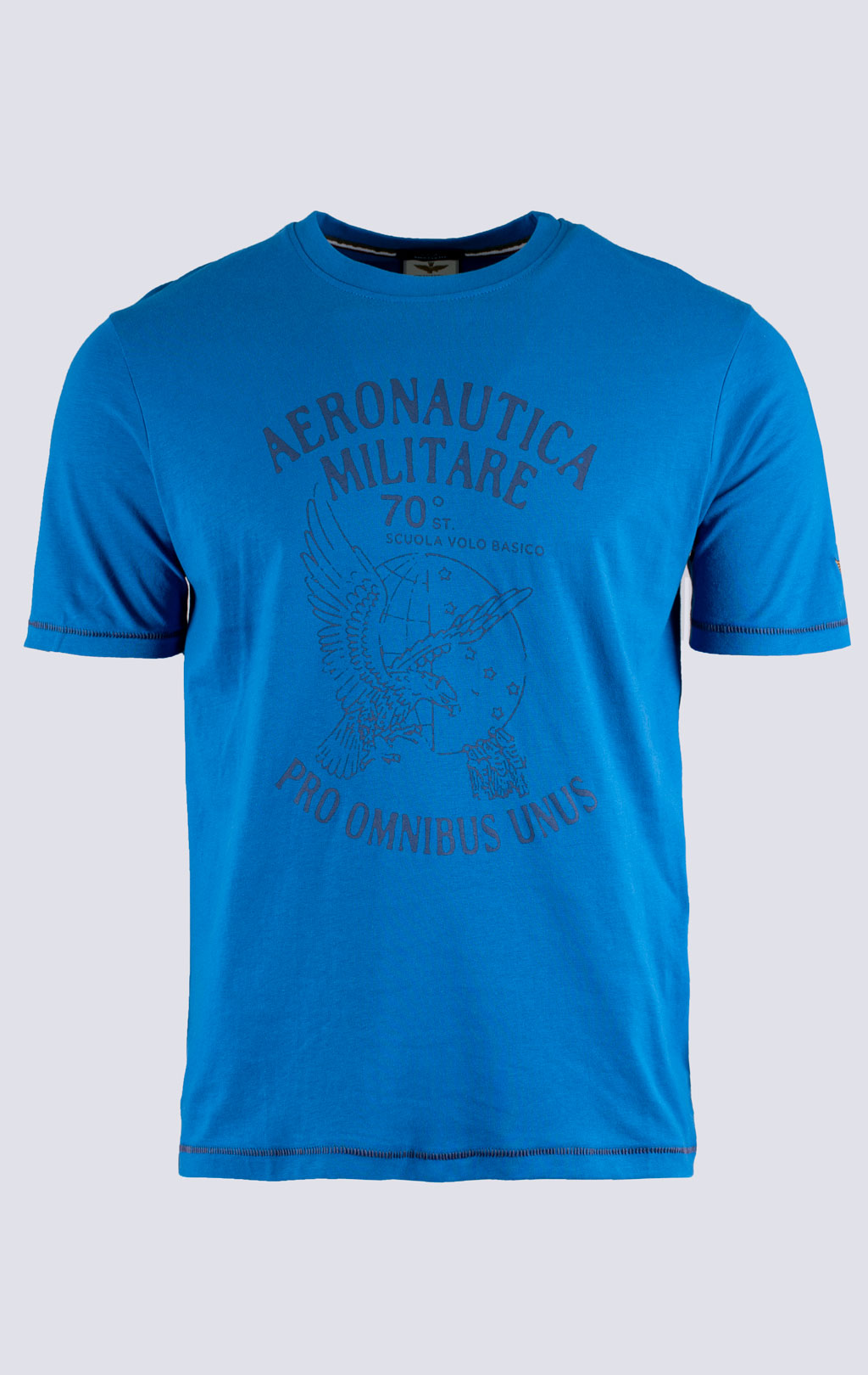 Футболка AERONAUTICA MILITARE SS 26/BD mykonos blue (TS 2542) 