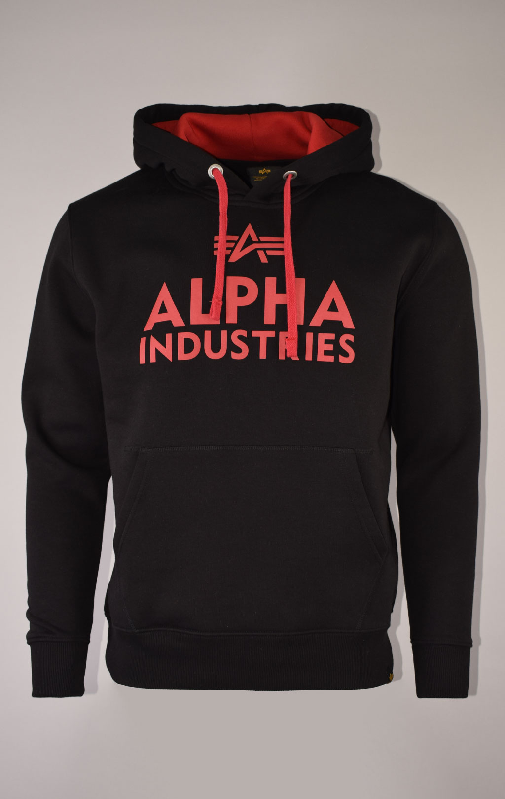 Толстовка ALPHA INDUSTRIES FOAM PRINT HOODY black 