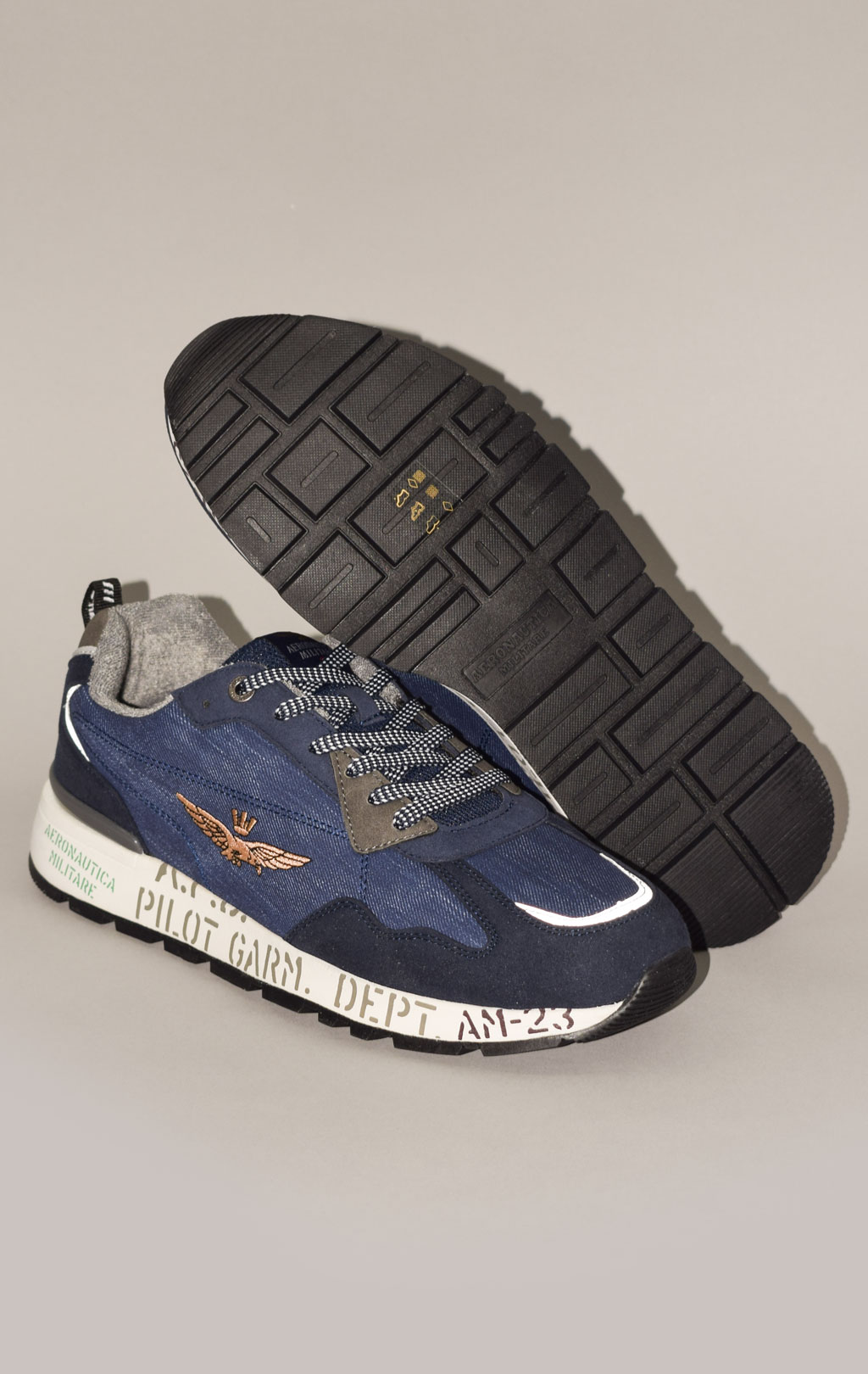 AERONAUTICA MILITARE FW 23 24 m CN blue chiaro SC 214 ForceAge
