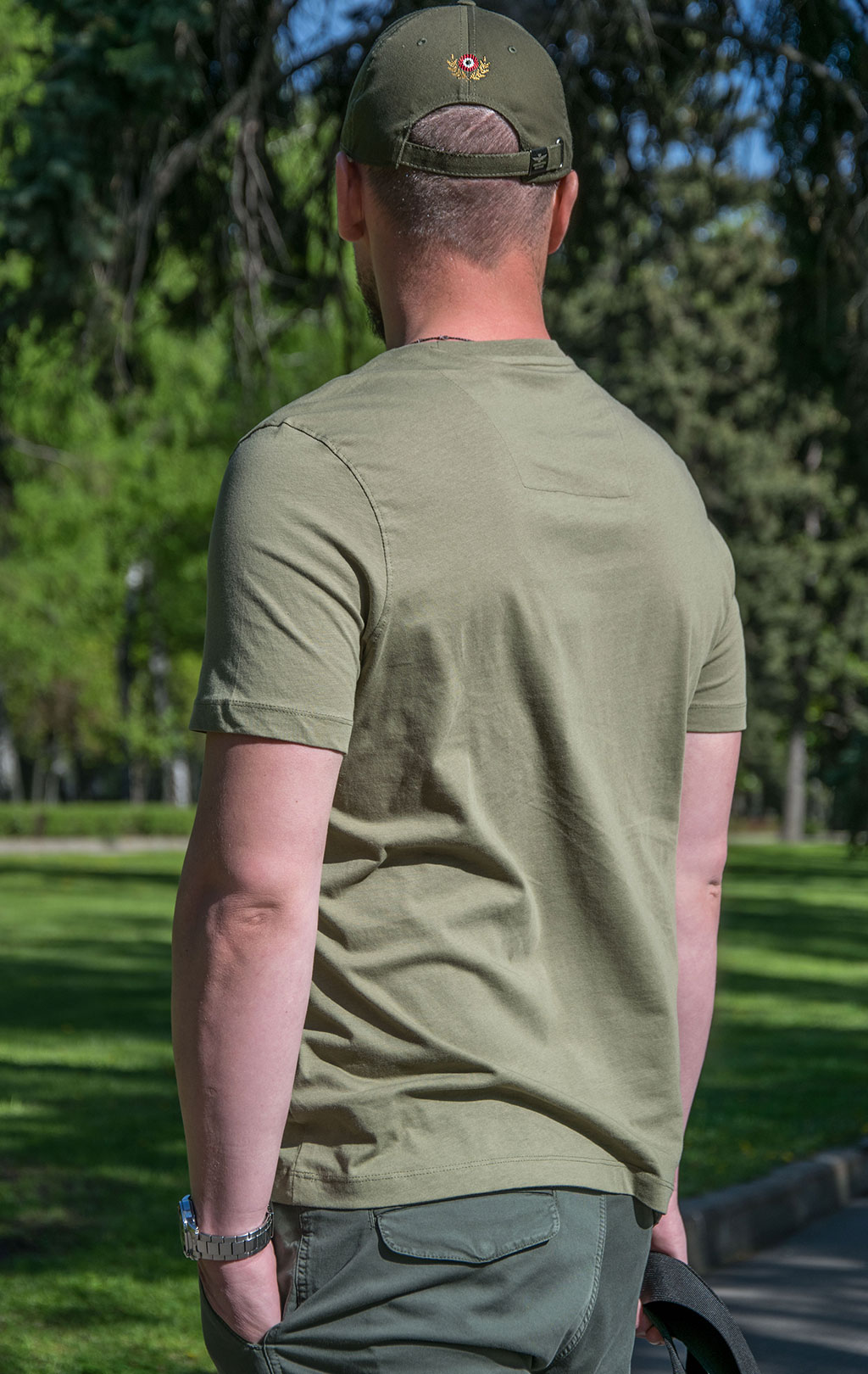 Футболка AERONAUTICA MILITARE big size SS 22/BD green (TS 1580) 