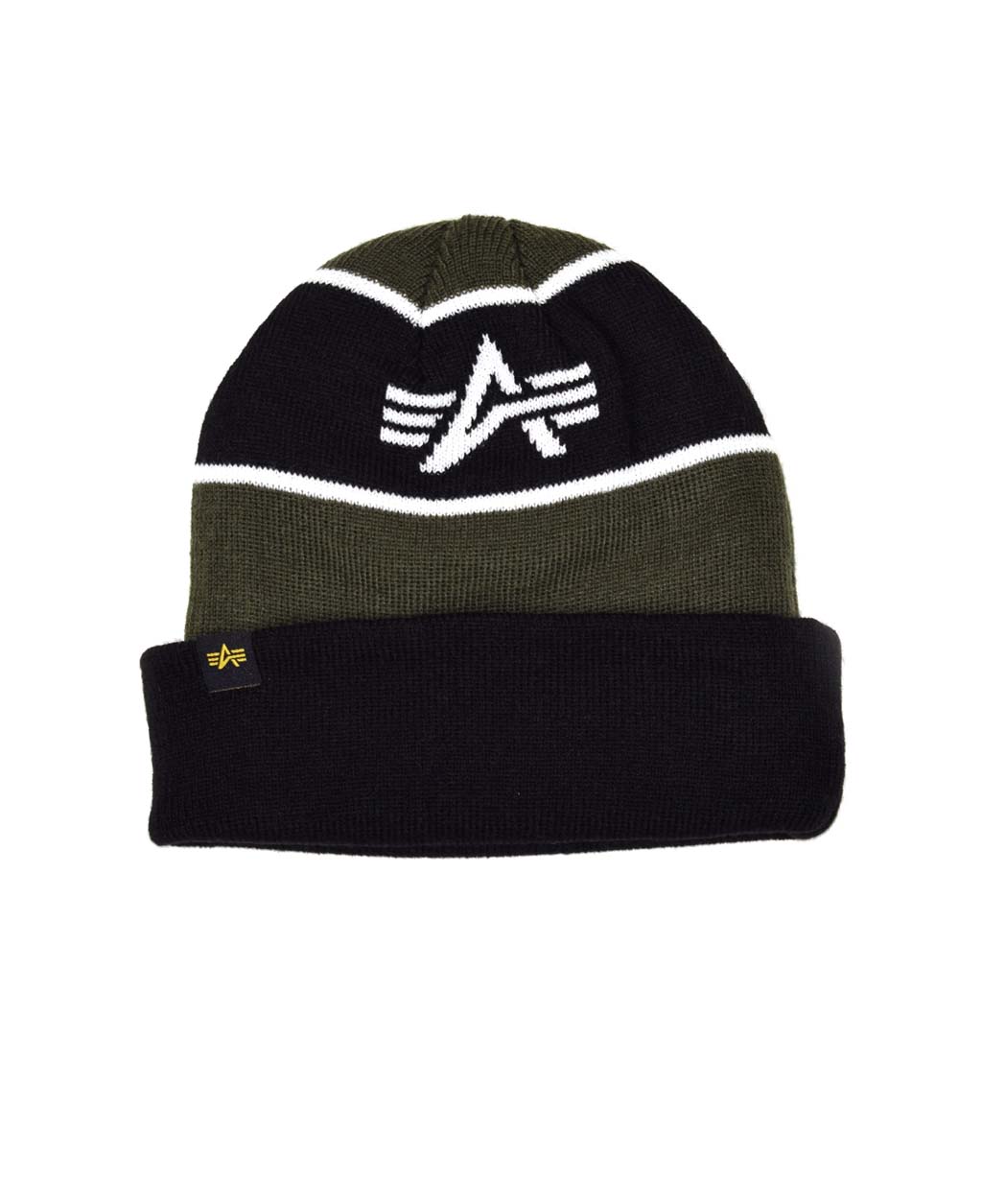 Шапка ALPHA INDUSTRIES BEANIES dark green 