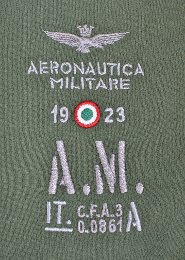 Толстовка AER. MILITARE verde bosco (FE 886) 