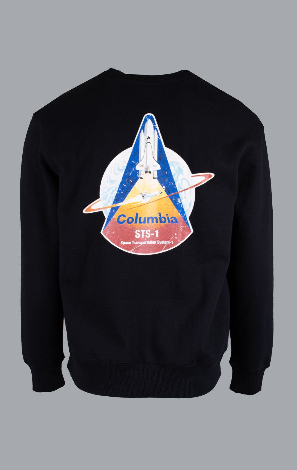 Свитшот ALPHA INDUSTRIES NASA COLUMBIA CREWNECK FW 21/22 black 