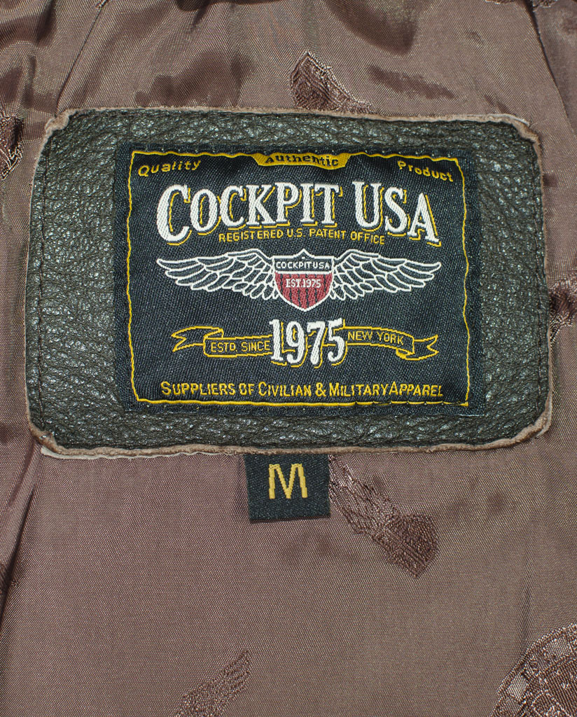 Куртка COCKPIT JEAN кожа brown washed (Z21W012W) 