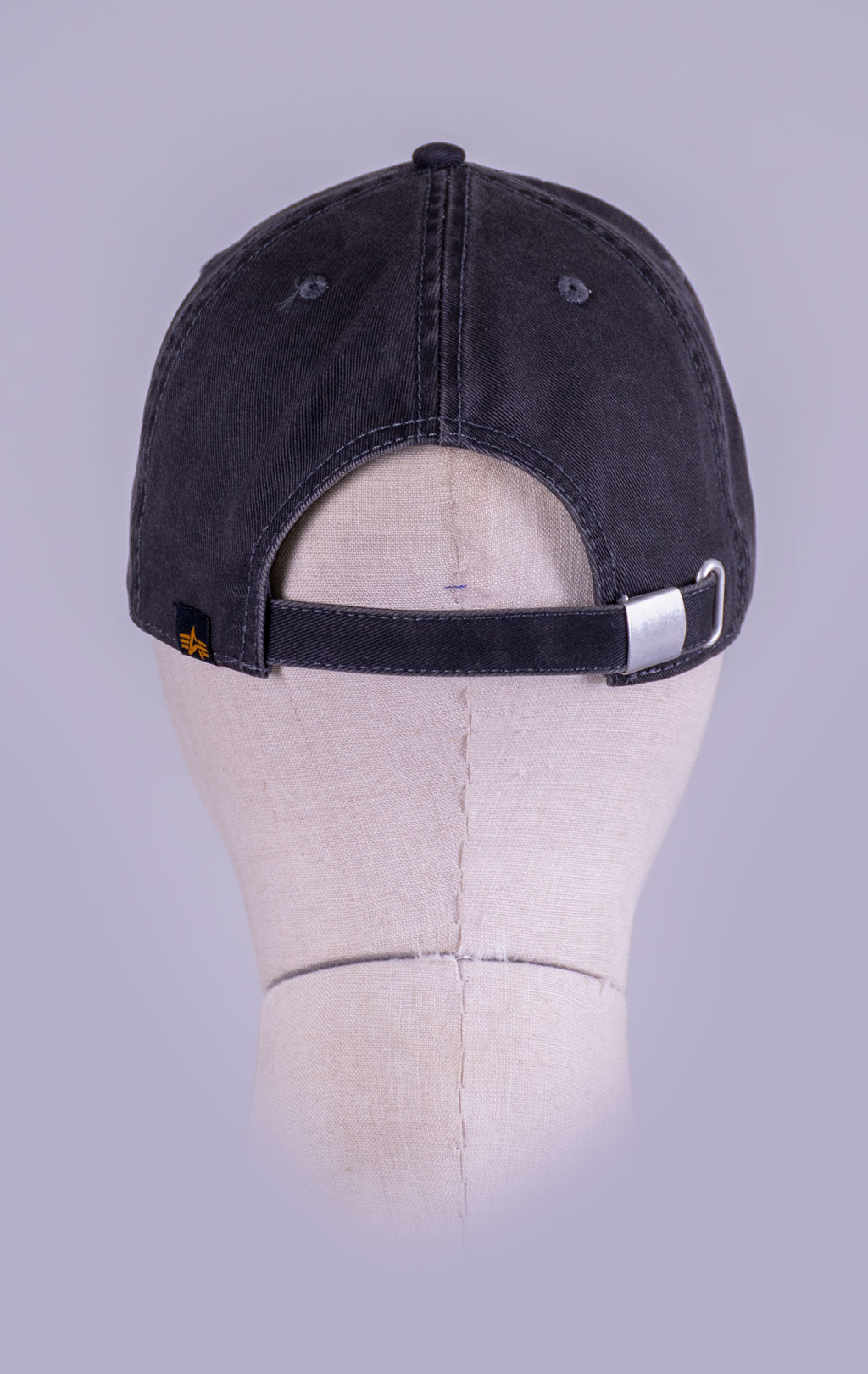Бейсболка ALPHA INDUSTRIES ACID LOGO CAP black 