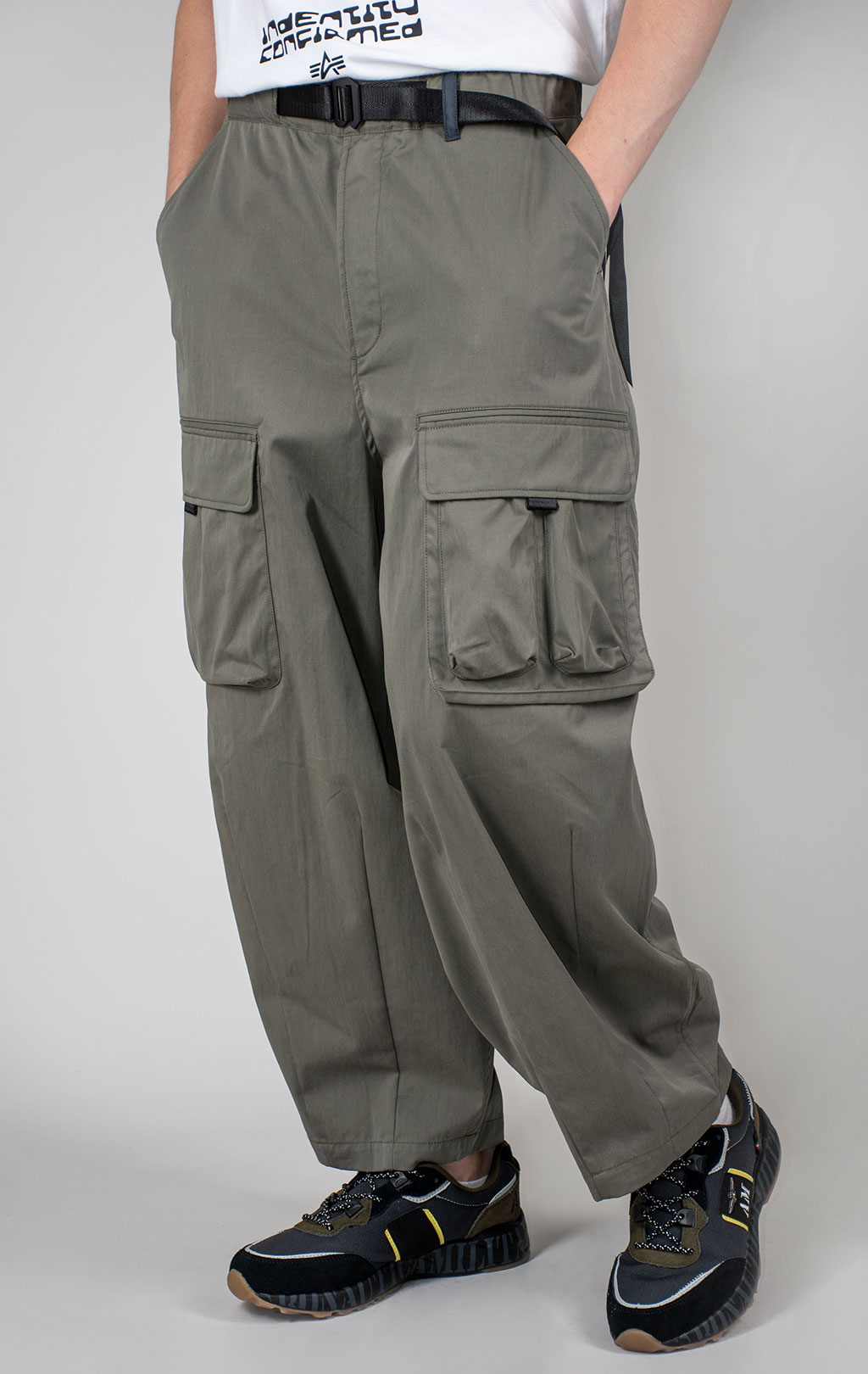 Брюки-карго ALPHA INDUSTRIES OVERSIZED TACTICAL PANT FW 24/25 field grey 