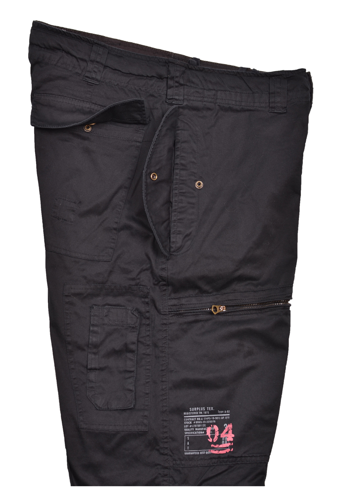 Брюки-карго Surplus INFANTRY CARGO black 