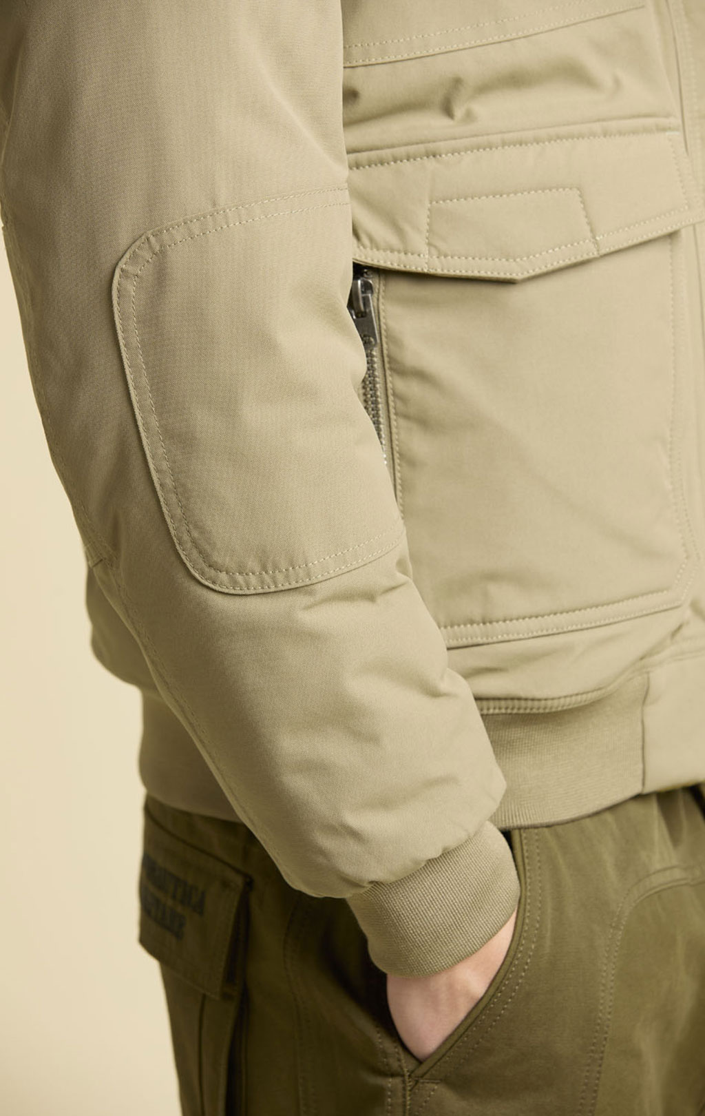 Куртка-пилот AERONAUTICA MILITARE FW 25/26/BD colonial abbey (AB 3024) 